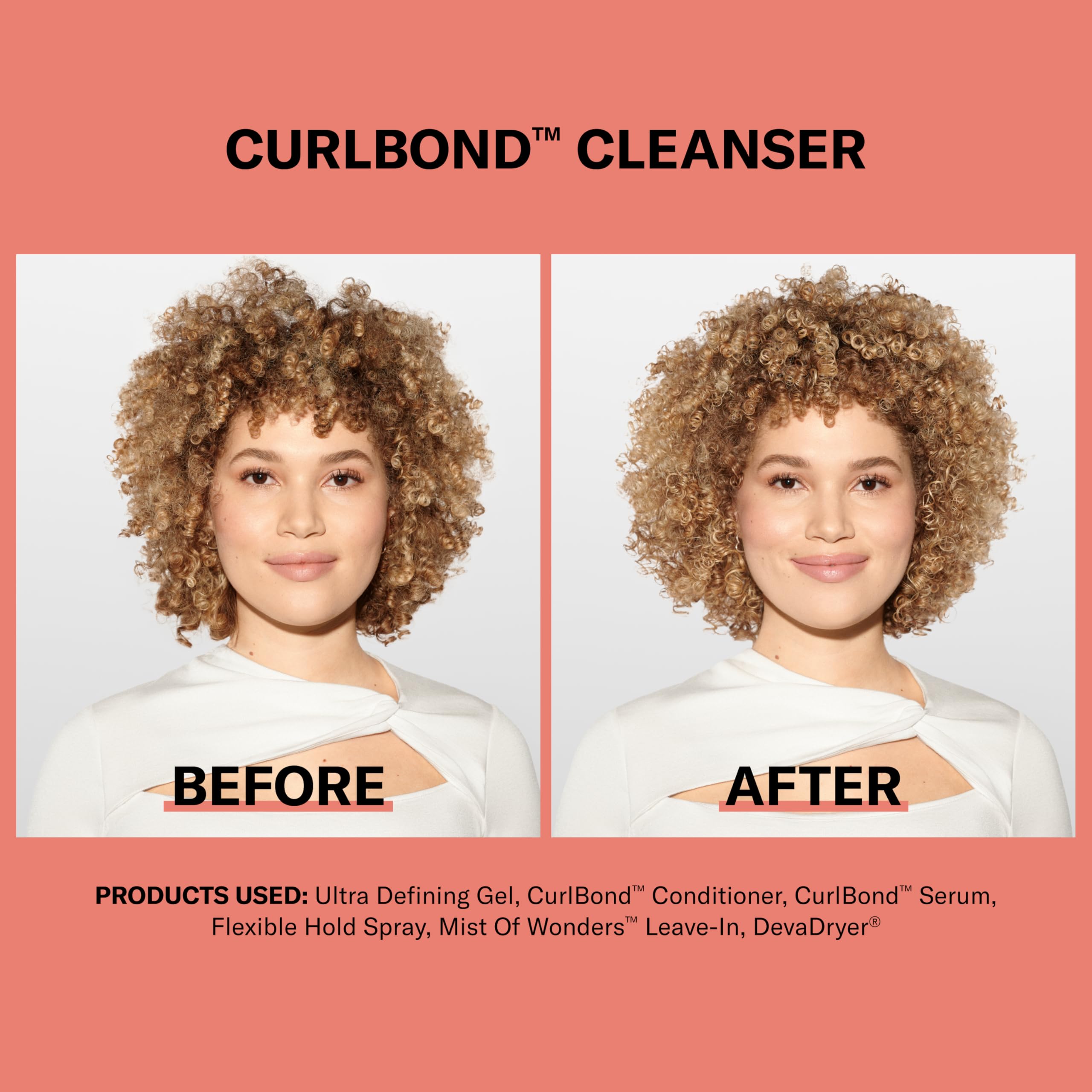 Devacurl Curlbond Re Coiling Mild Lather Cleanser Cozy Getaway 32 Fl. Oz.