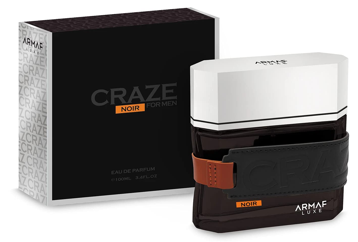 Armaf Craze Noir For Men EDP Spray 3.4 oz