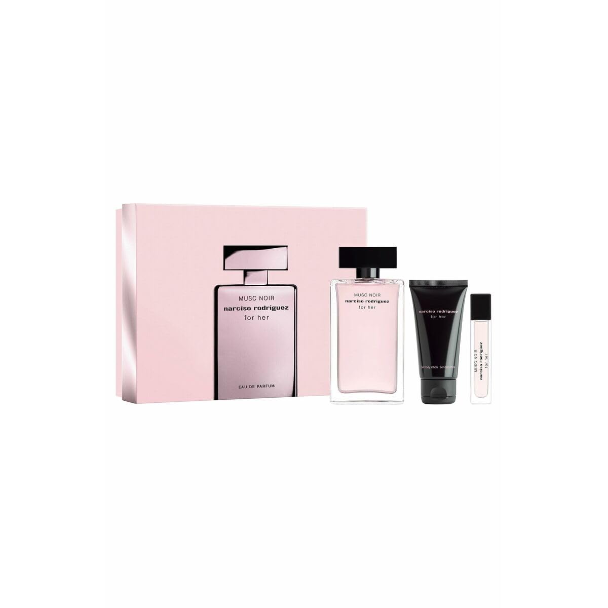 [Set] Narciso Rodriguez Musc Noir 3.4 L +1.7 B/l + USA 1 Pcs By Box EDP 10 Ml