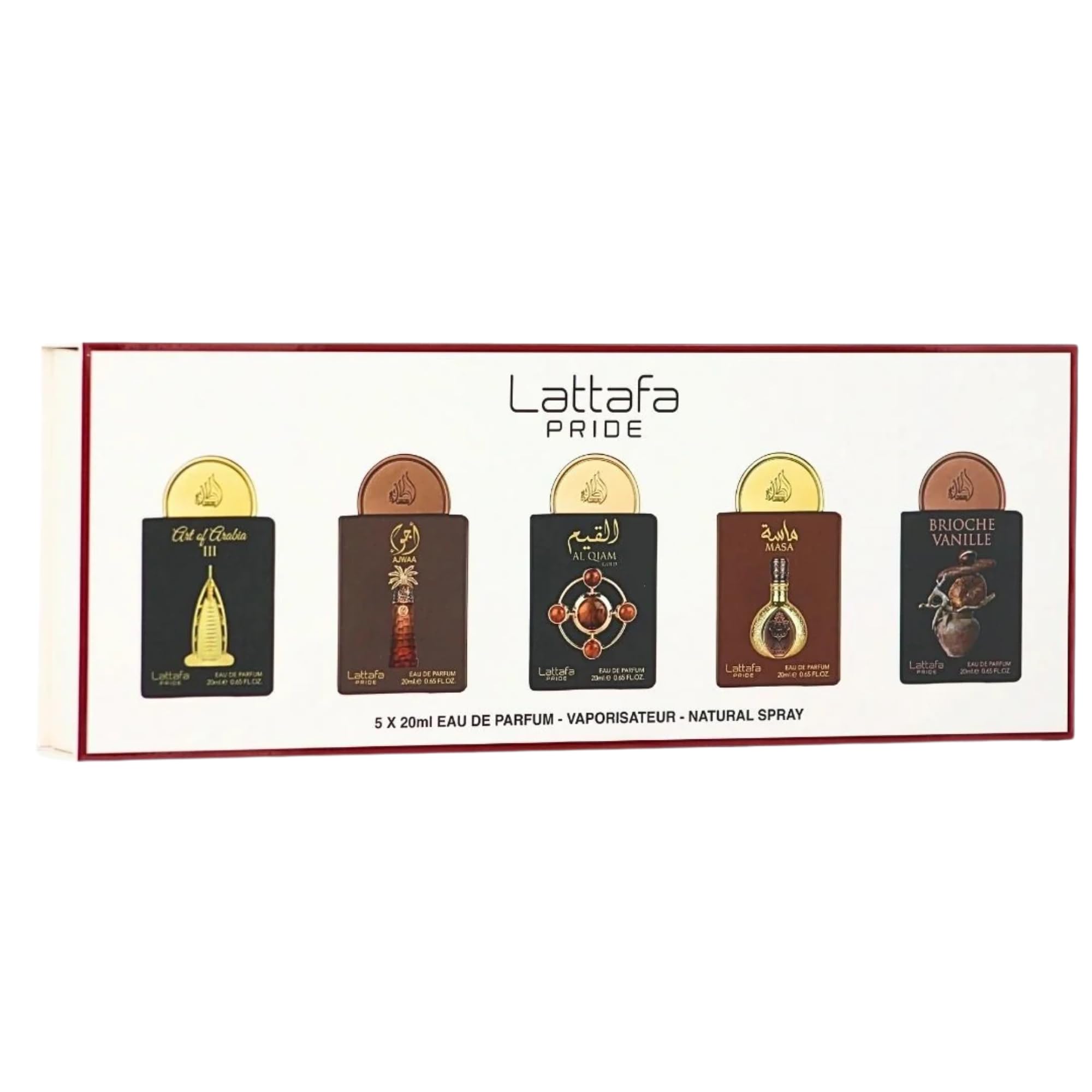 [Mini Set] Mini Set Lattafa Pride 04 5 X U United Arab Emir. 30pcs Bybox EDP 20 ml