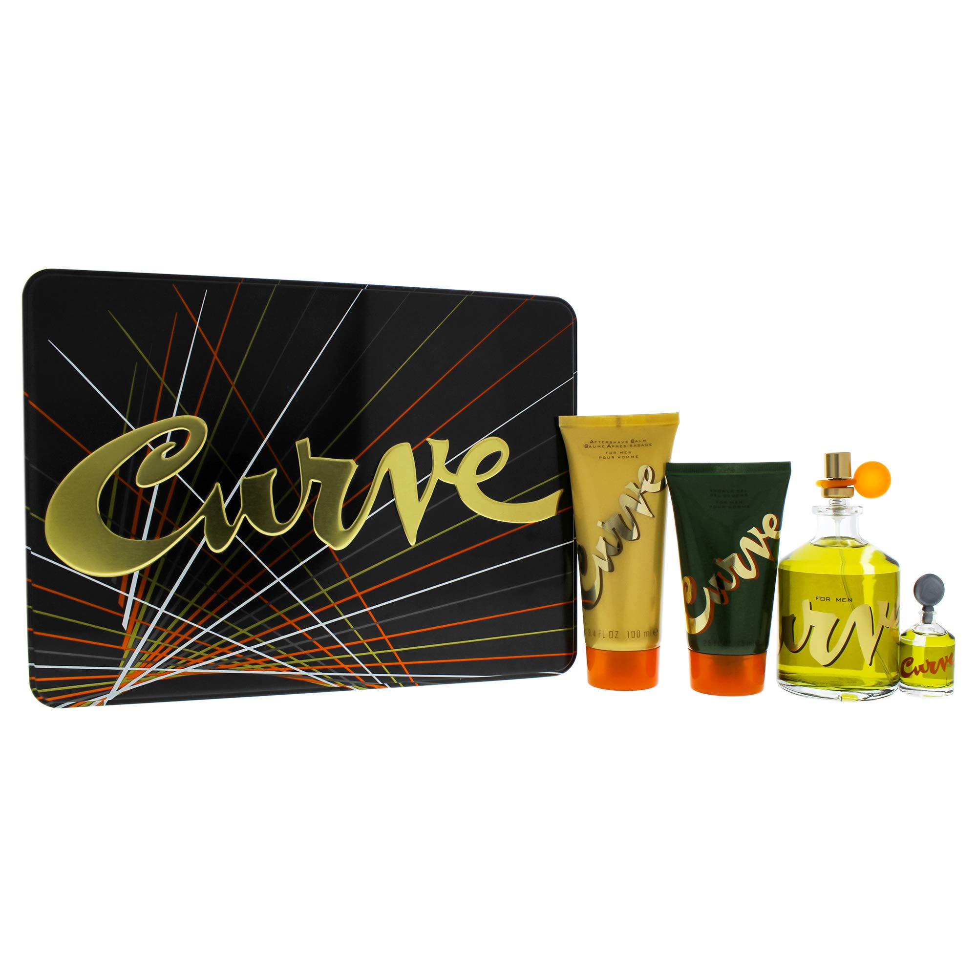 Liz Claiborne Curve 4 Piece : Cologne Cologne Splash Aftershave Balm Showerl