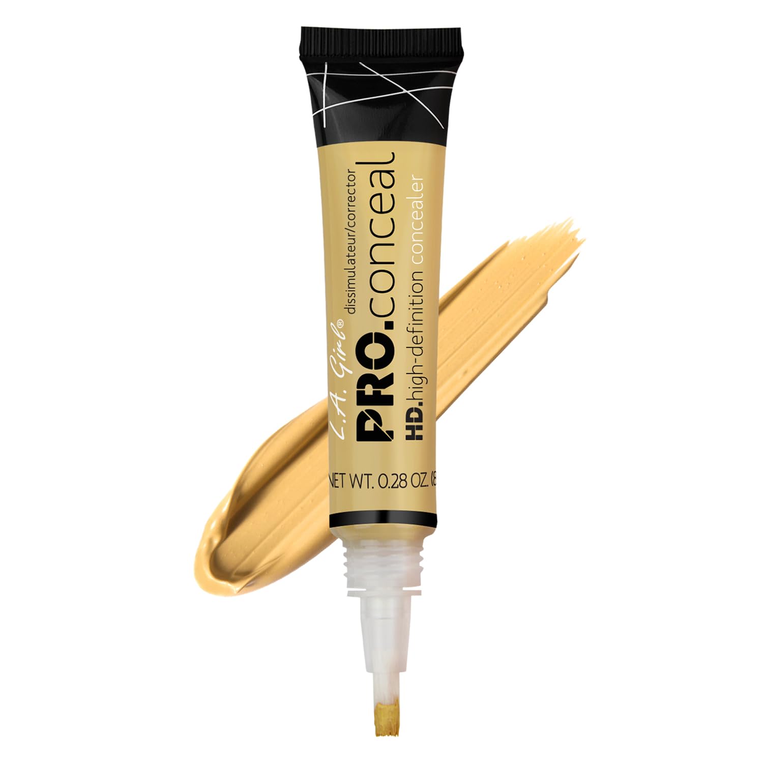 (15-pack) L.A. Girl Pro Conceal HD Concealer, Yellow Corrector, 0.28 Ounce