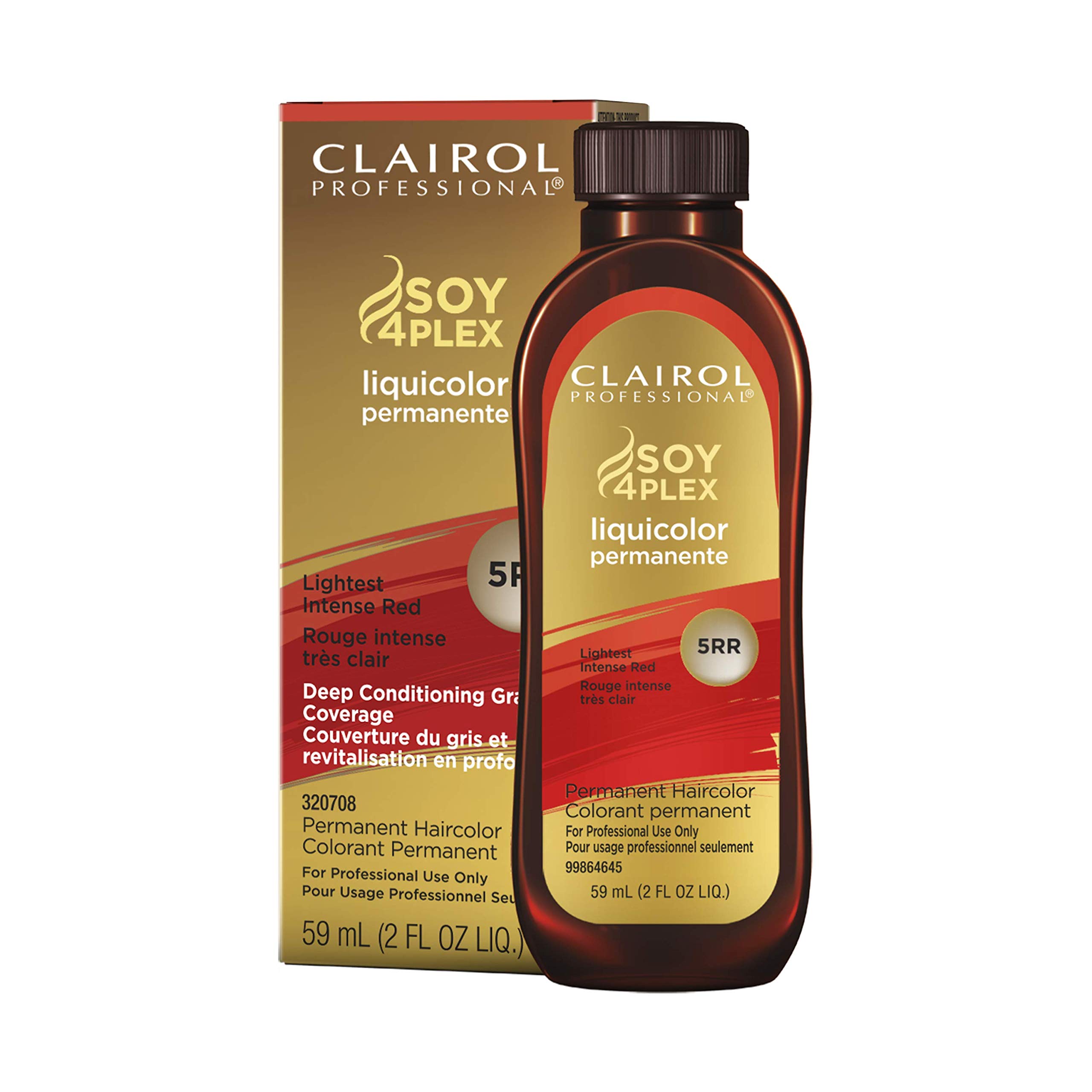 Clairol Professional Permanent Liquicolor 5rr Lightest Intense Red . Packaging