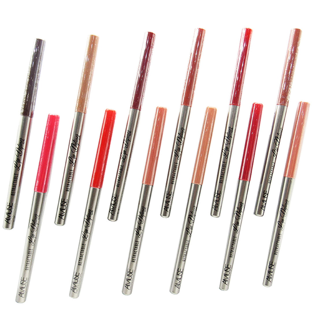 (24-pack) Amuse Lip Definer - Retractable Lip Liner Assorted