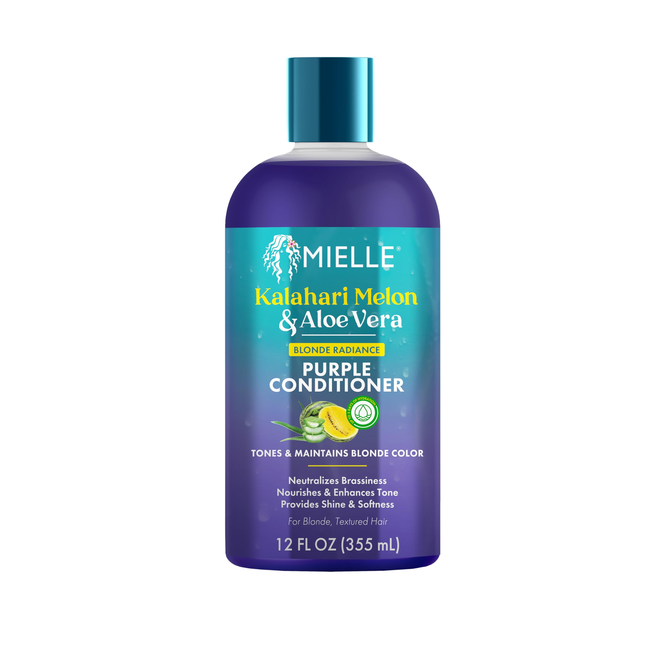 Mielle Kalahari Melon Aloe Vera Purple Conditioner Blonde Radiance Toning