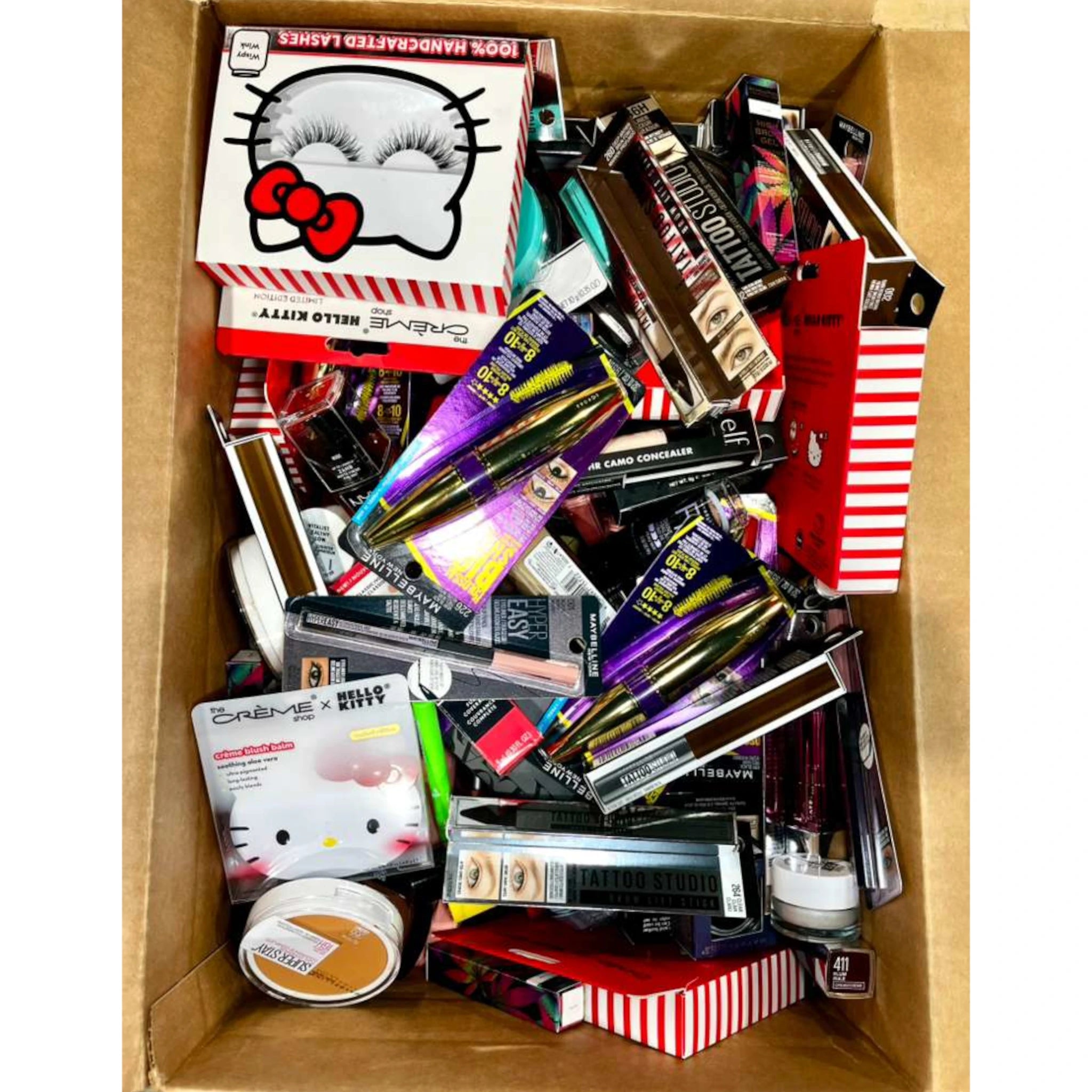 (114-pack) Assorted Loreal - Maybelline - NYX- Liquidation Box 114 UNITS (LMYX)