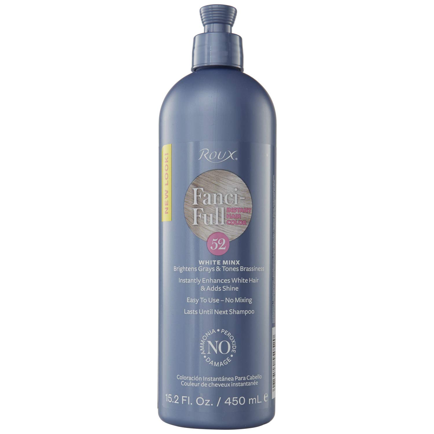 Roux Fanci Full Temporary Color Rinse 52 White Minx 15.2 Fl Oz