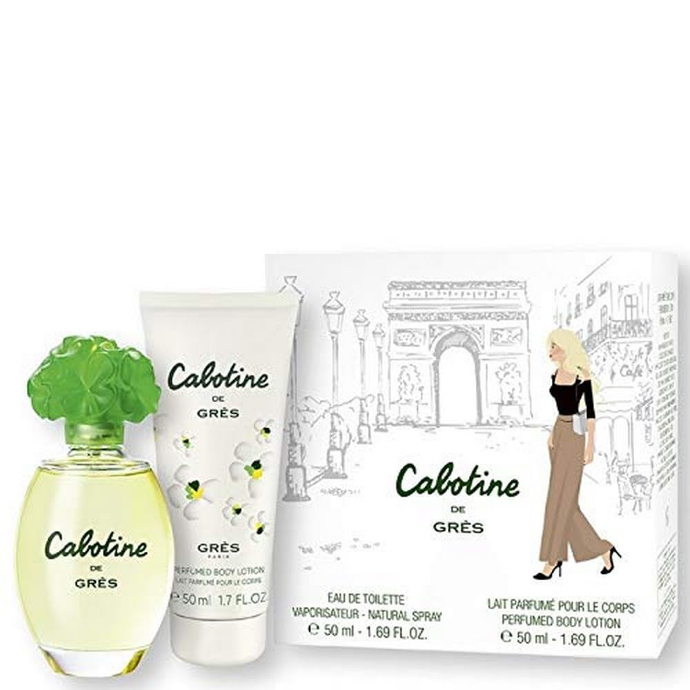 Gres Cabotine by Parfums Gres 2 Pc Body Lotion Set