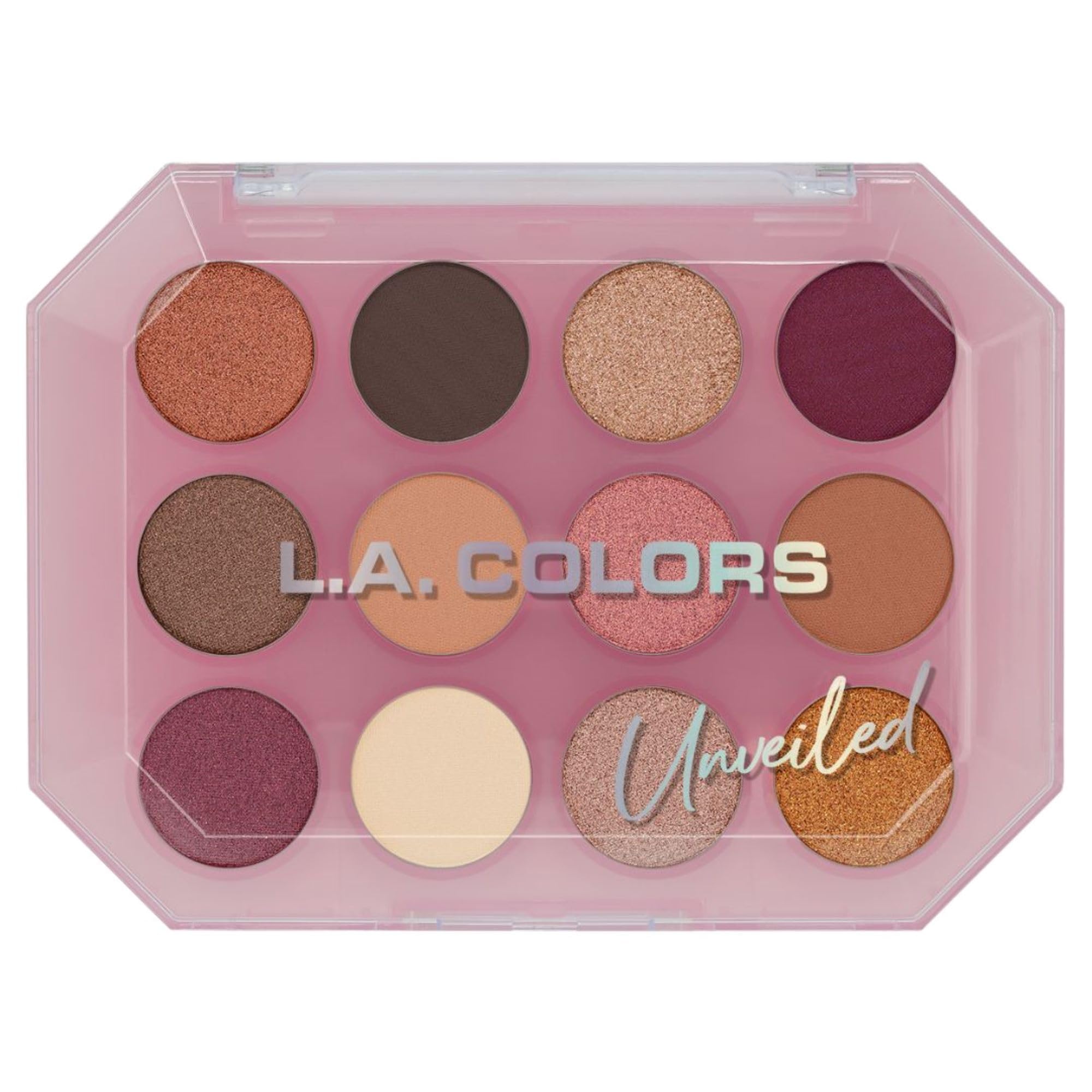 (18-pack) L.A. Colors 12 Color Eyeshadow Palette
