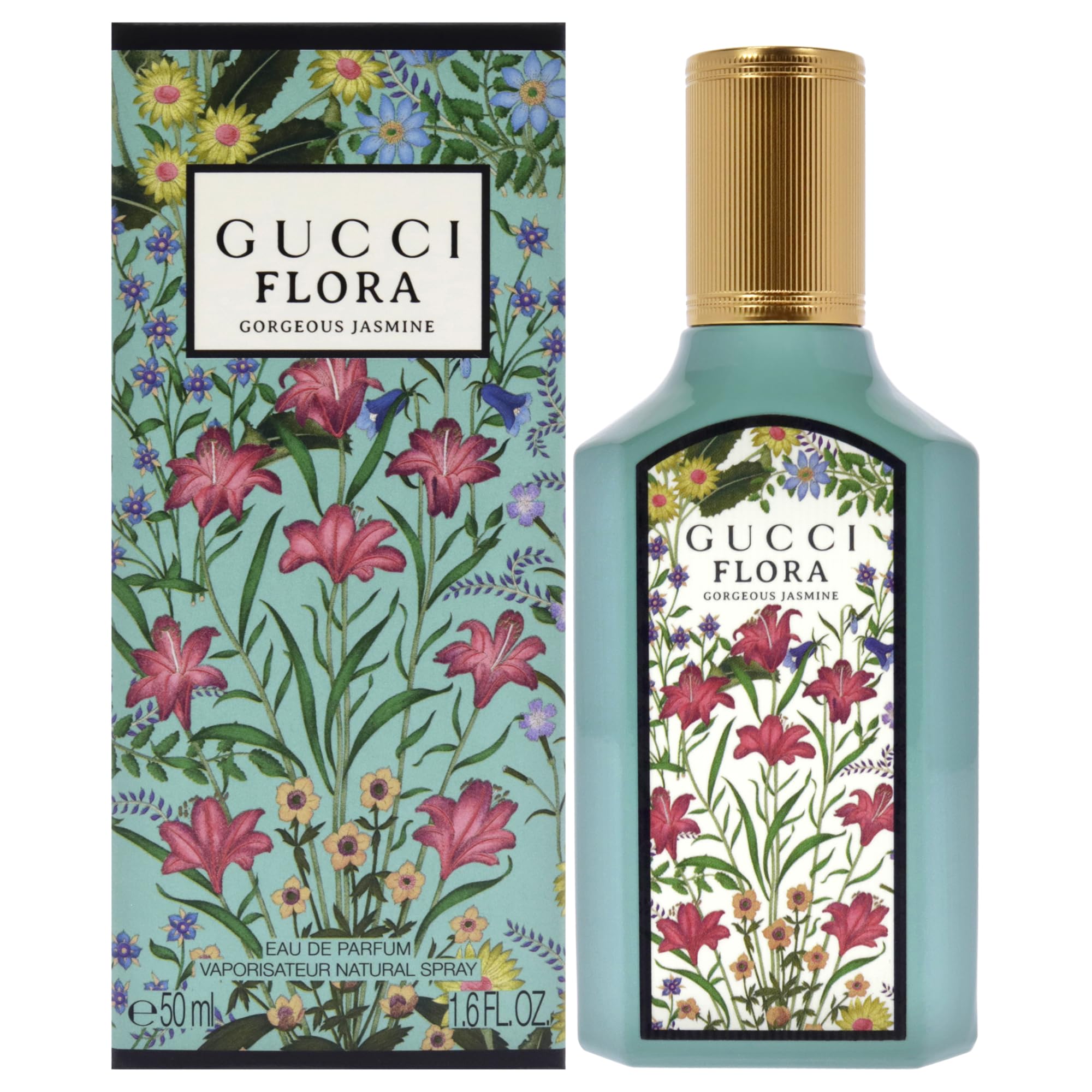 GUCCI FLORA GORGEOUS JASMINE(W)EDP SP 1.6oz(LI FREE)
