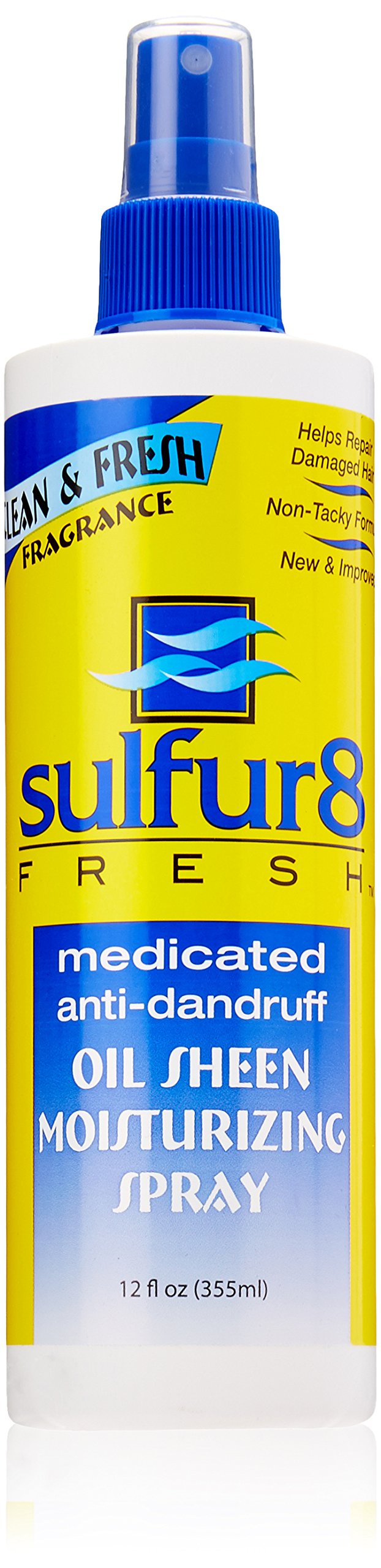 Sulfur 8 Fresh Oil Sheen Medicated Anti Dandruff Moisturizing Helps Control