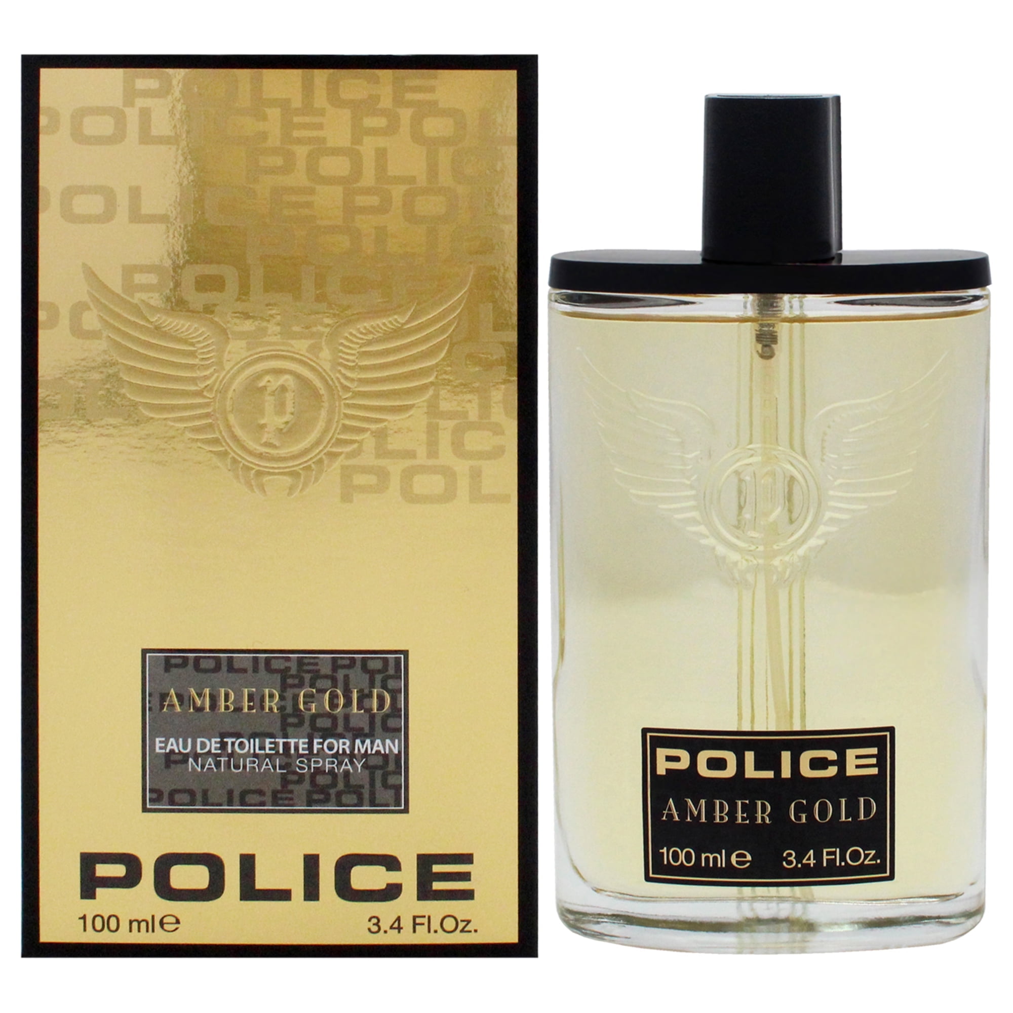 POLICE AMBER GOLD(M)EDT SP 3.4oz(LI FREE)