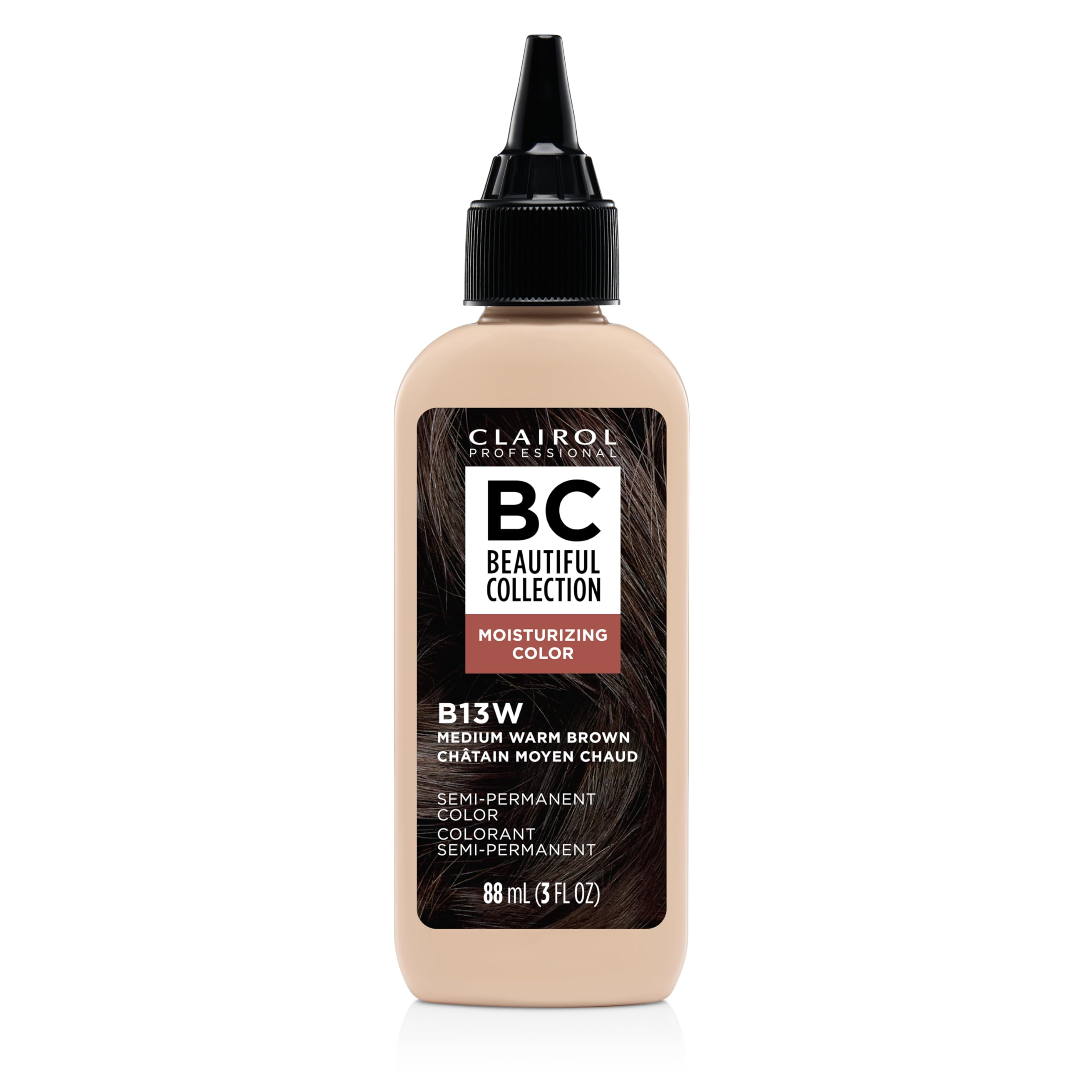 Clairol Professional Beautiful Collection Hair Color 13w Medium Warm Brown .