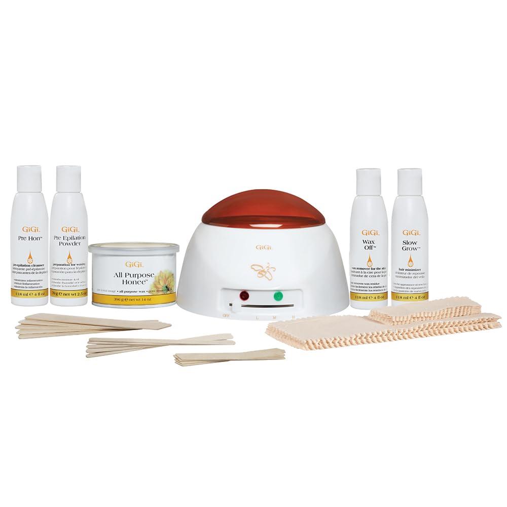 Gigi Student Starter Waxing Kit All Purpose Honee Hair Removal Wax Kit With Wax