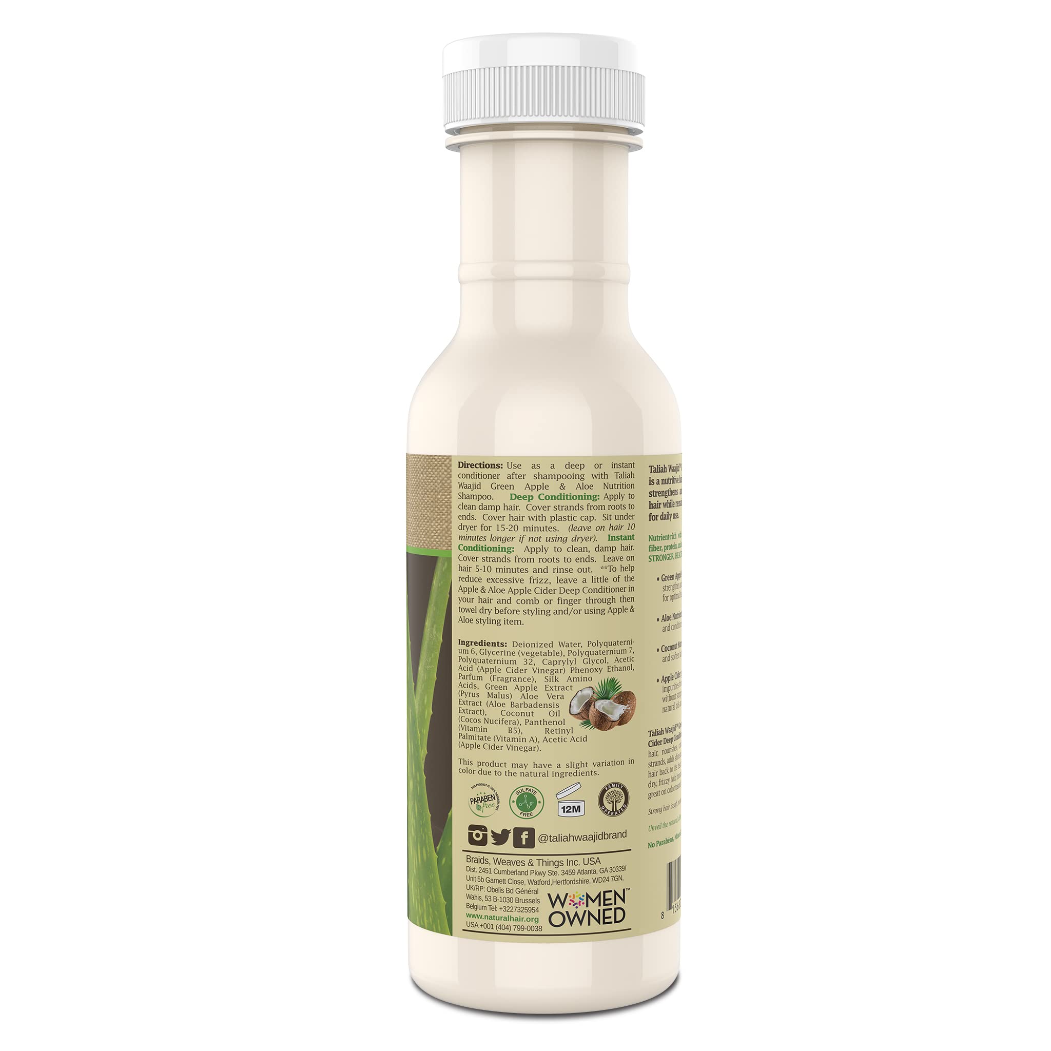 Taliah Waajid Green Apple Aloe With Coconut Nutrition Apple Cider Deep