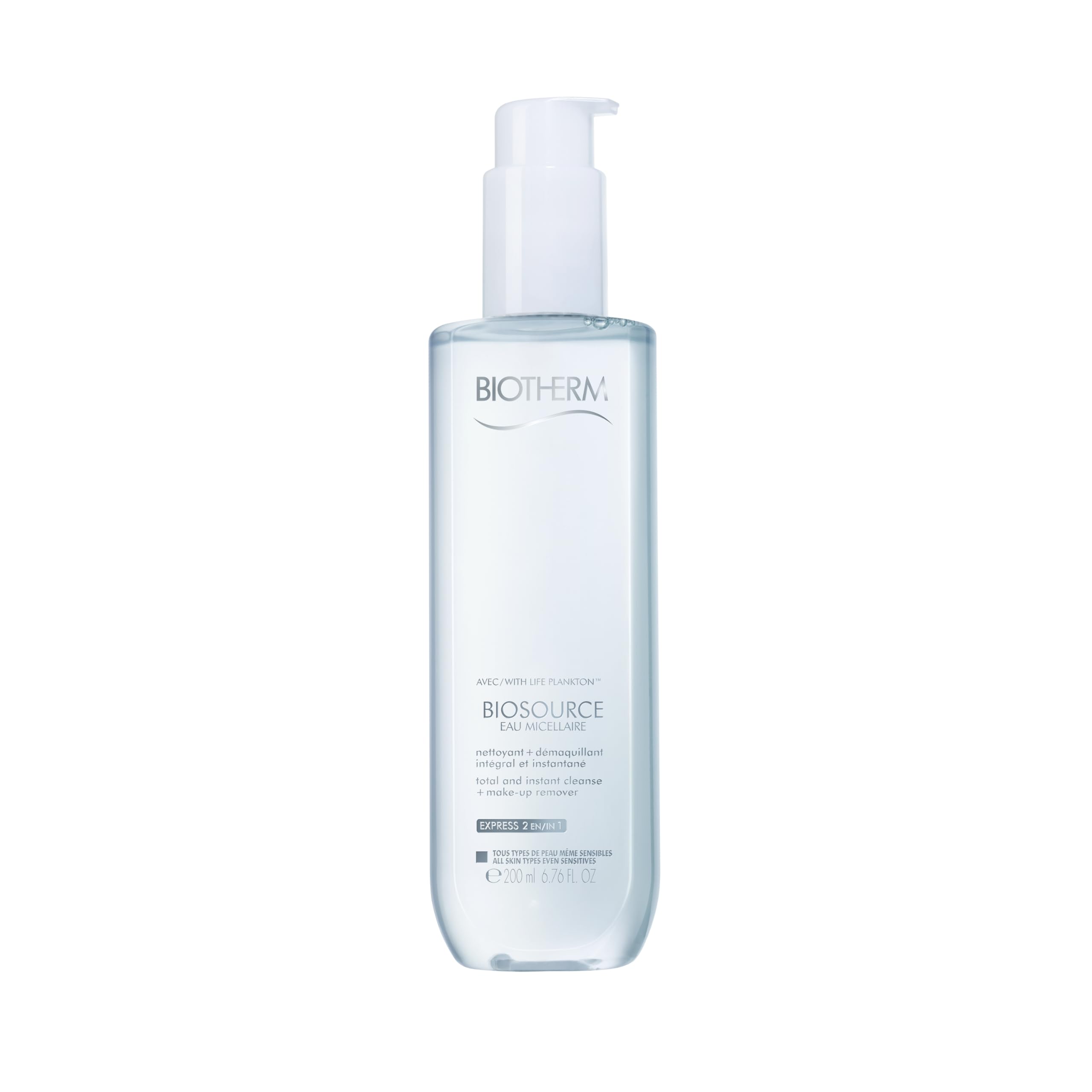 Biotherm Biosource Eau Micellaire Total Instant Cleanser + Makeup Remover 6.7 oz