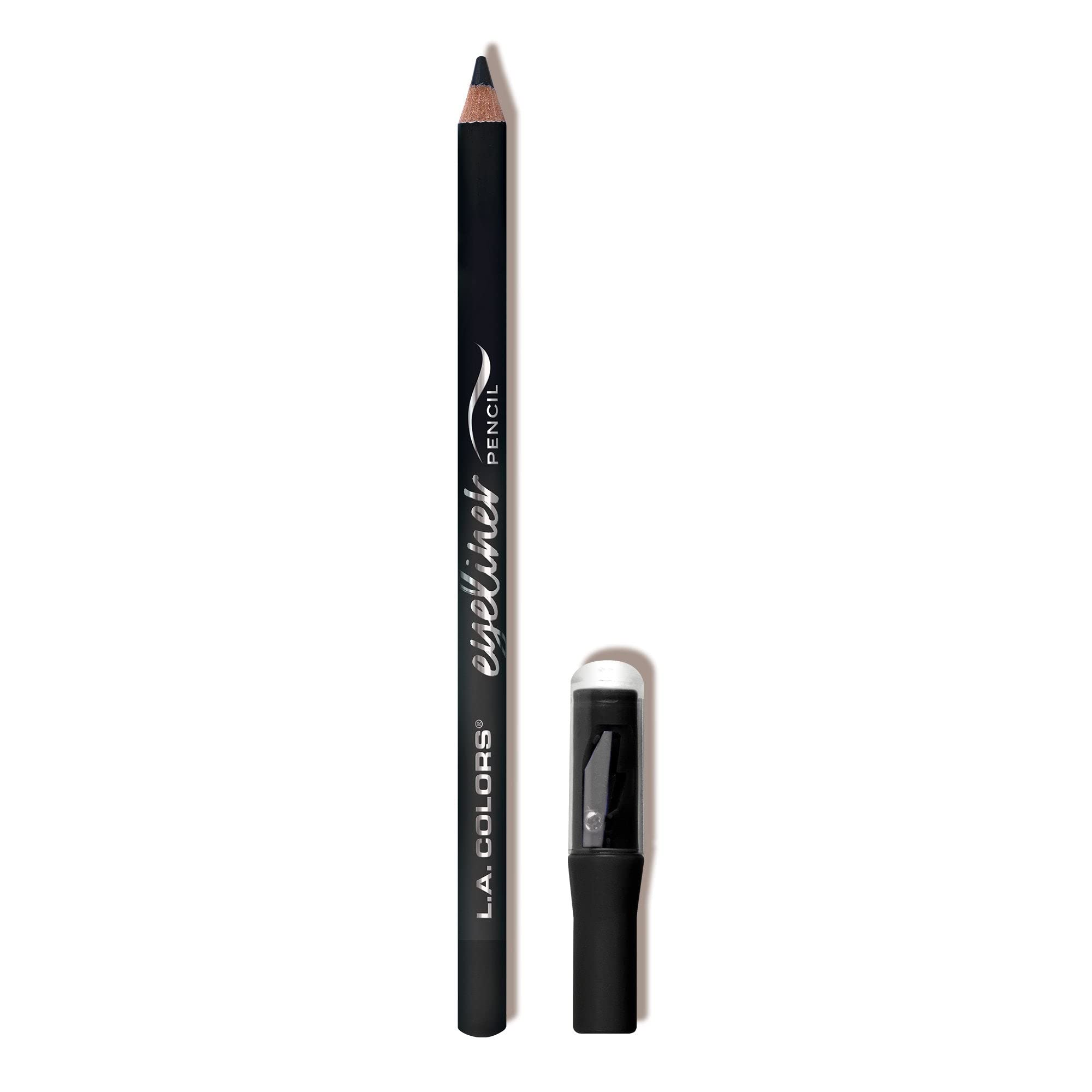 (12-pack) L.A. COLORS On Point Eyeliner Pencil W/Sharpener, Black CP629