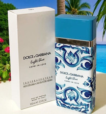 [Tester] Dg Light Blue Love In Capri 3.4 L Tst Italy 17pcs Bybox EDP