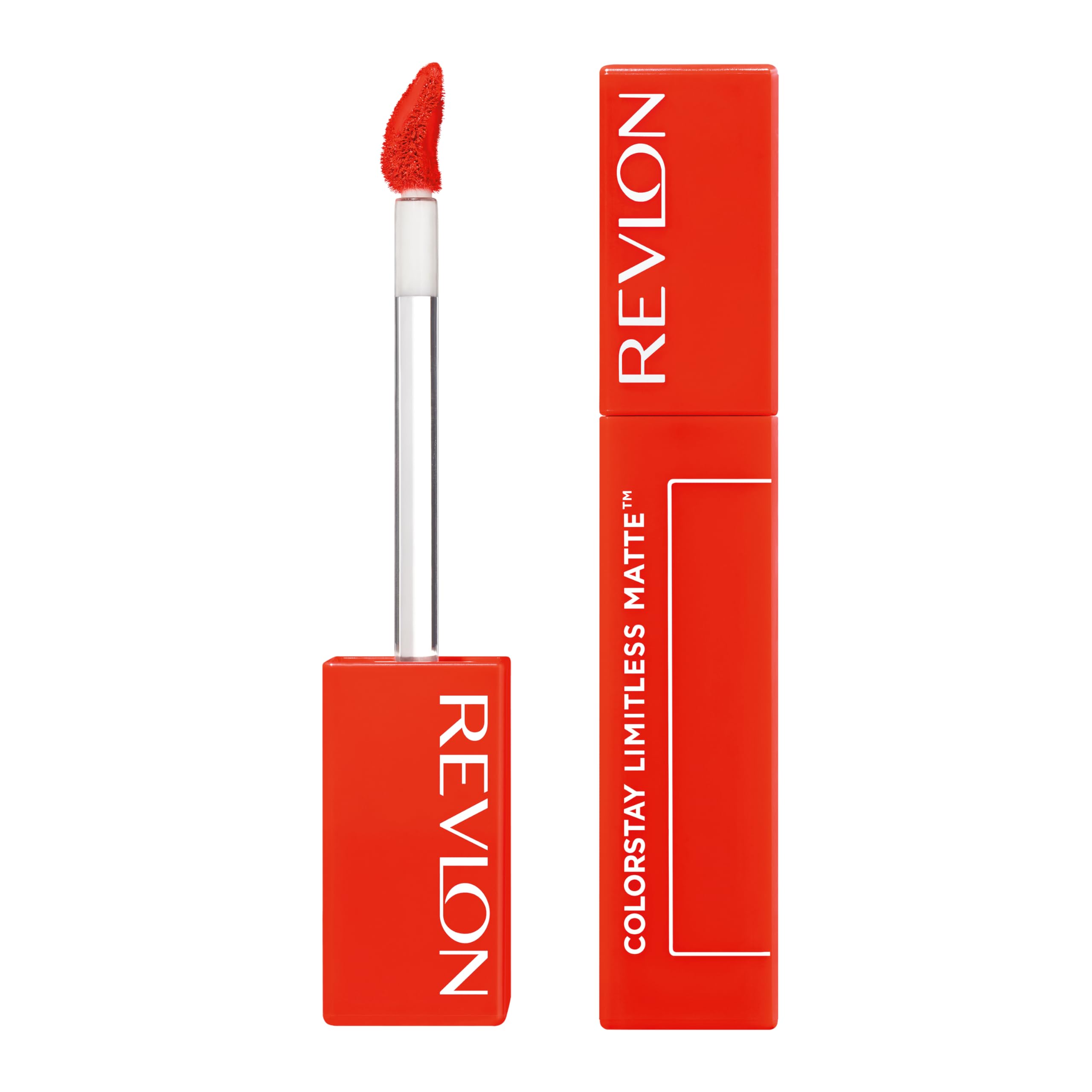 (12-pack) Revlon ColorStay Limitless Matte Liquid Lipstick, Vegan Formula, No-Budge, Longwear Lip Color, Long Lasting, Lightweight/Comfortable, Waterproof, 009 Hot Take, 0.17 fl oz