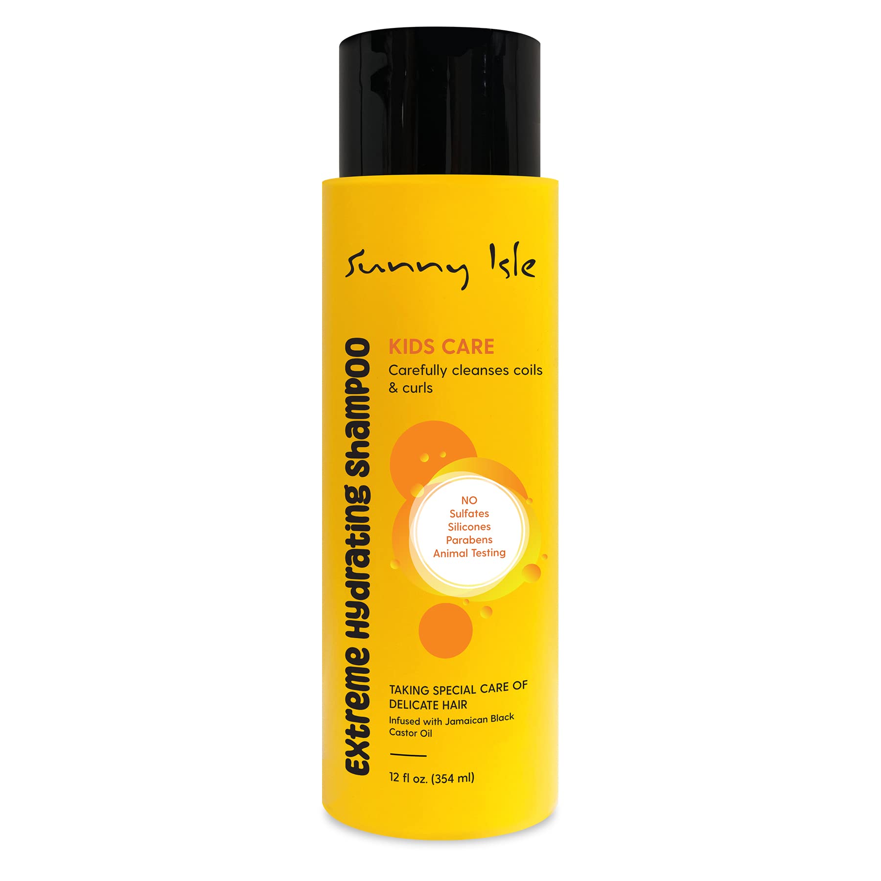 Sunny Isle Kids Care Extreme Hydrating Shampoo | Gentle Care Cleanser for