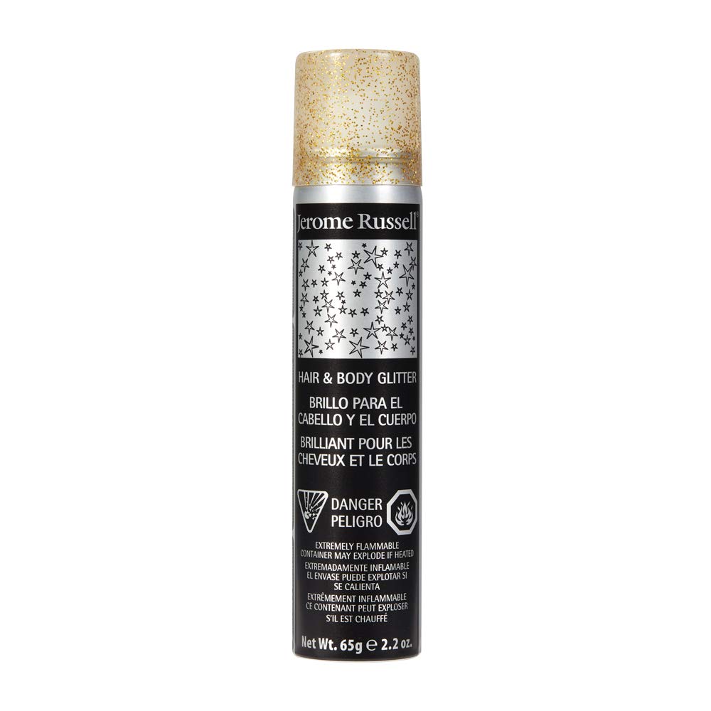 Jerome Russell Temporary Hair and Body Glitter Color Travel Lightweight Adds