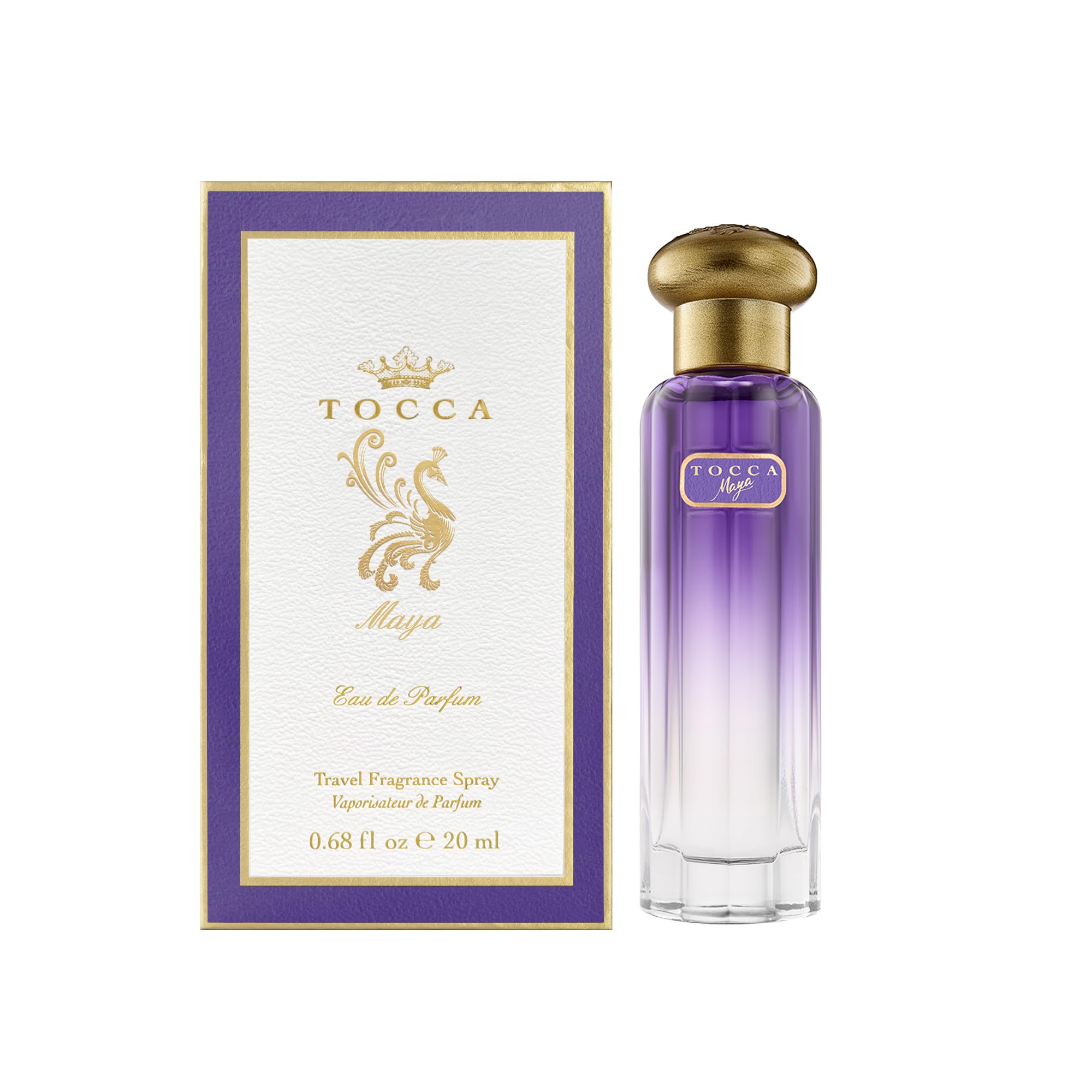 Tocca Maya Warm Floral Wild Iris Blackcurrant Patchouli Heart Hand Finished
