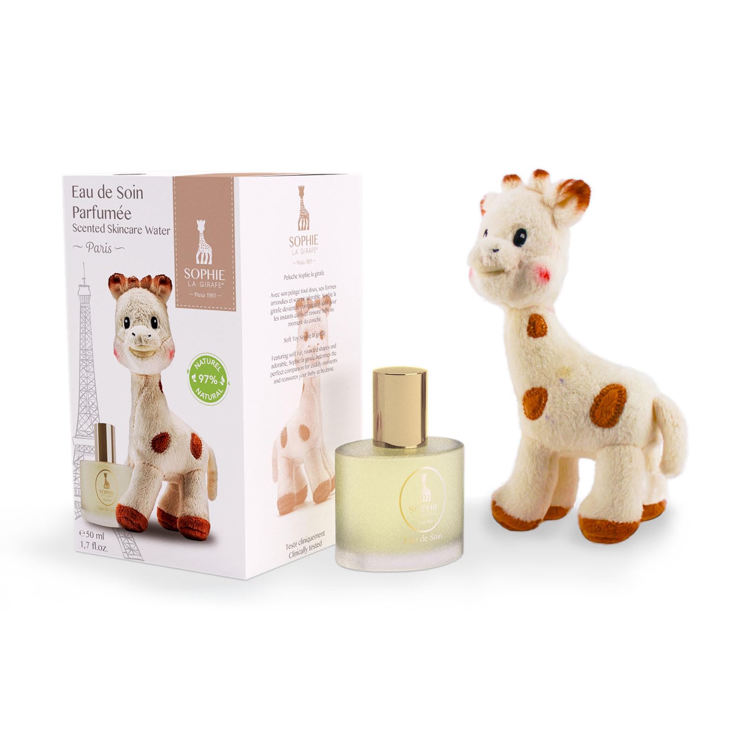 Sophie la Girafe 1.7 Eds U + Soft Toy France Set