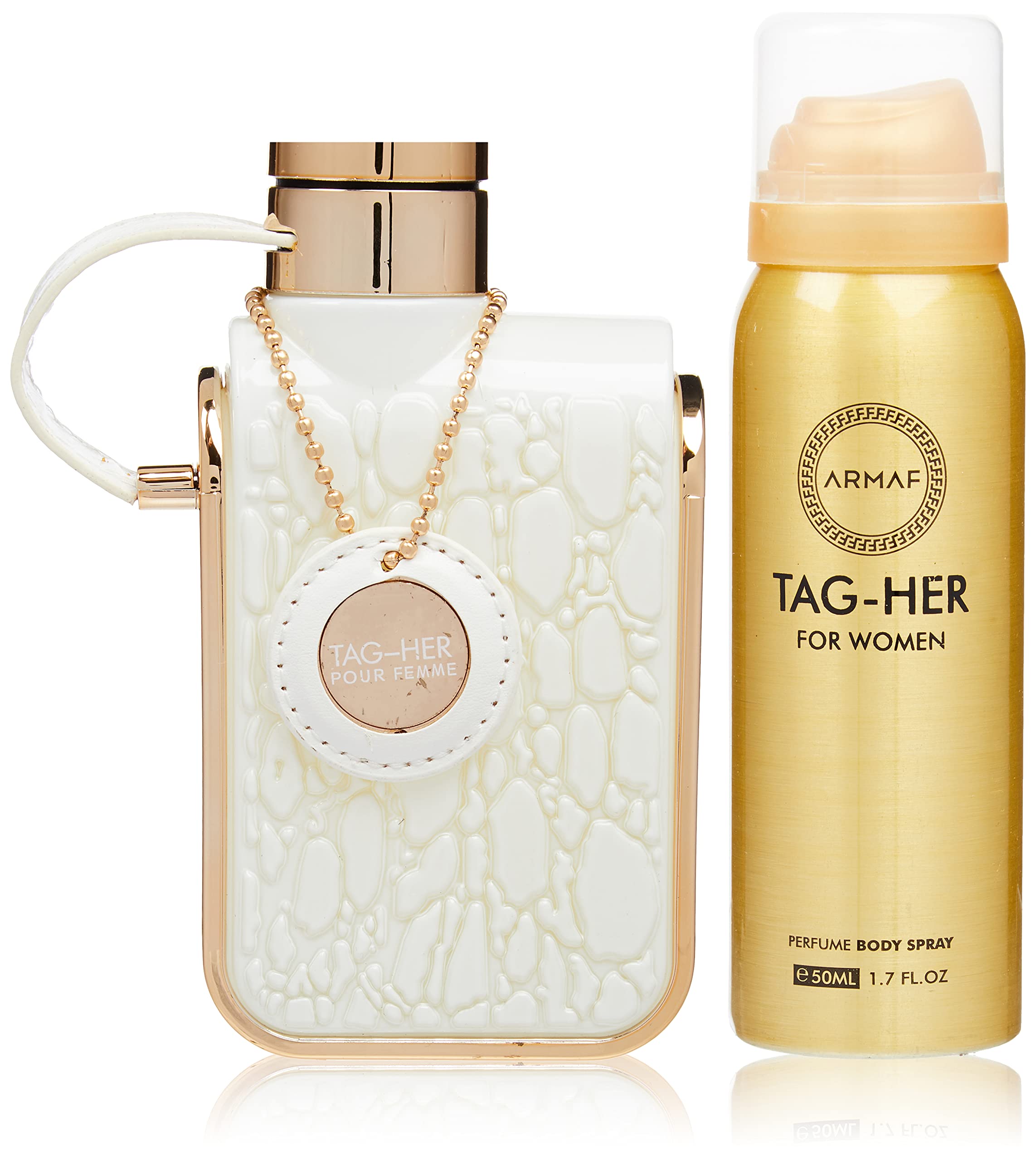 Armaf Tag Her +3.4bl+1.7deo+8.4splash For Women EDT Spray 3.4 oz