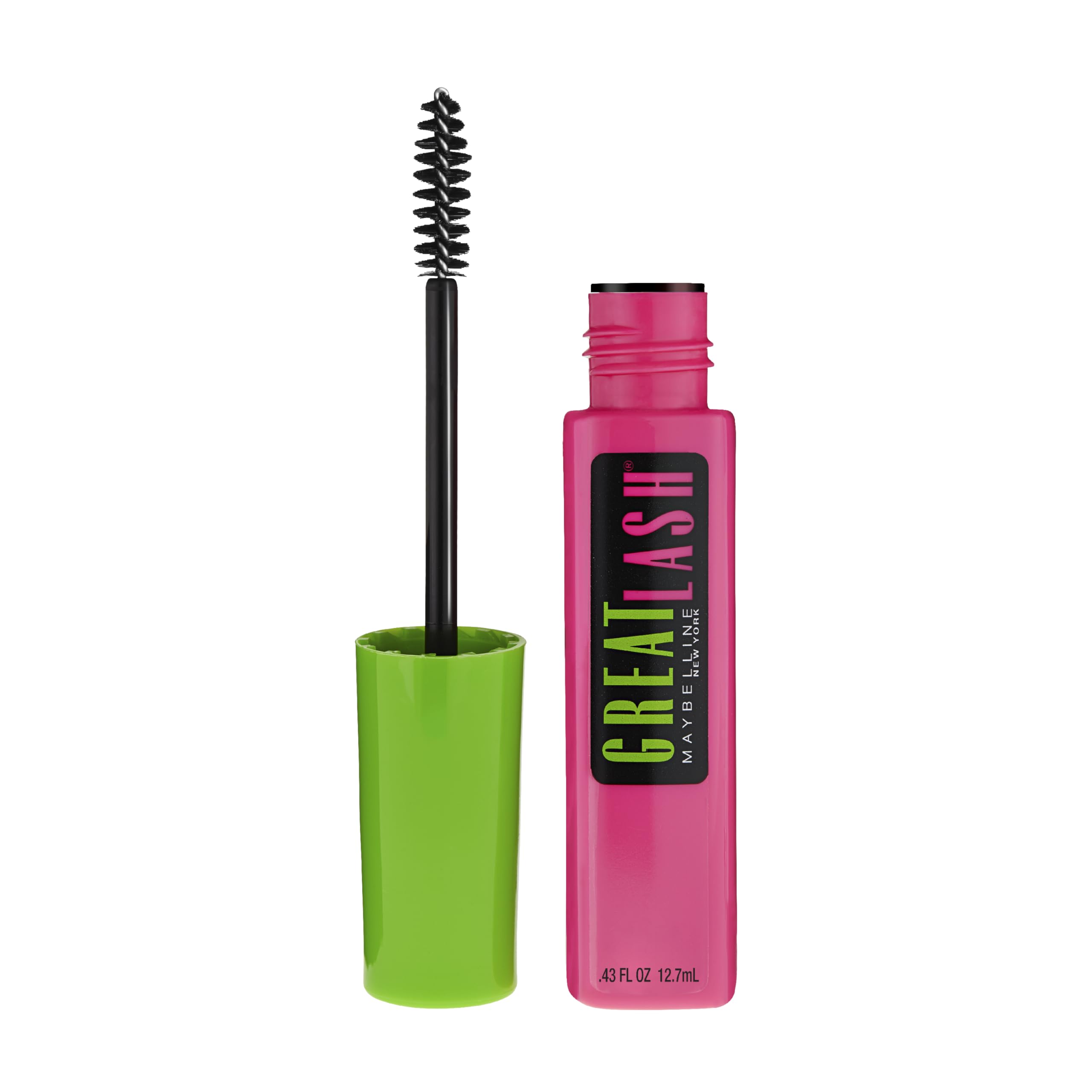 (6-pack) Maybelline Great Lash Washable Mascara Makeup, Volumizing Lash-Doubling Formula That Conditions As It Thickens, Very Black, 1 Count