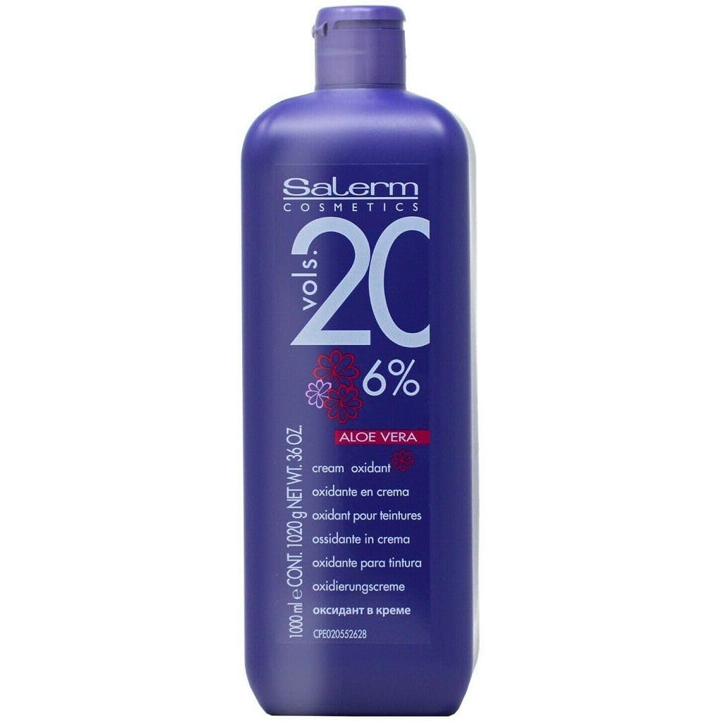 Salerm Cosmetics Salerm Cream Oxidant Volume 20 6% With Aloe Vera 36 oz