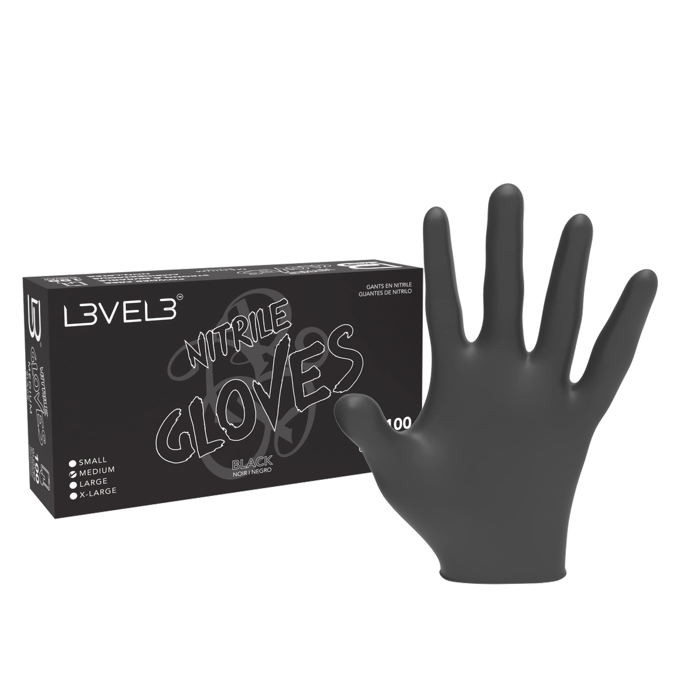 L3 Level 3 Nitrile Gloves Professional Heavy Duty Disposable Gloves Latex Free