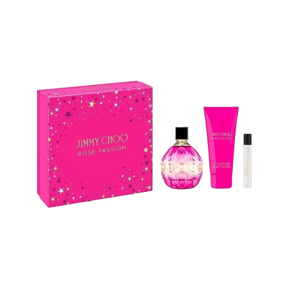 [Set] Jimmy Choo Rose Passion 3.4 L + 3.4 B/l + EDP 8 ml