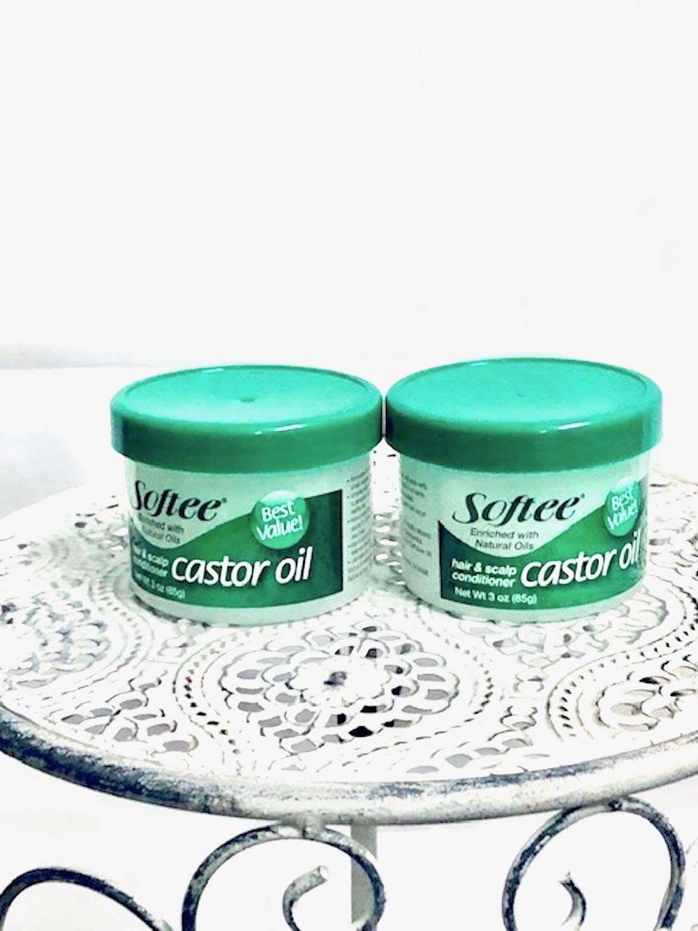 Softee Softee Castor Oil Hair Scalp Conditioner White 3 oz