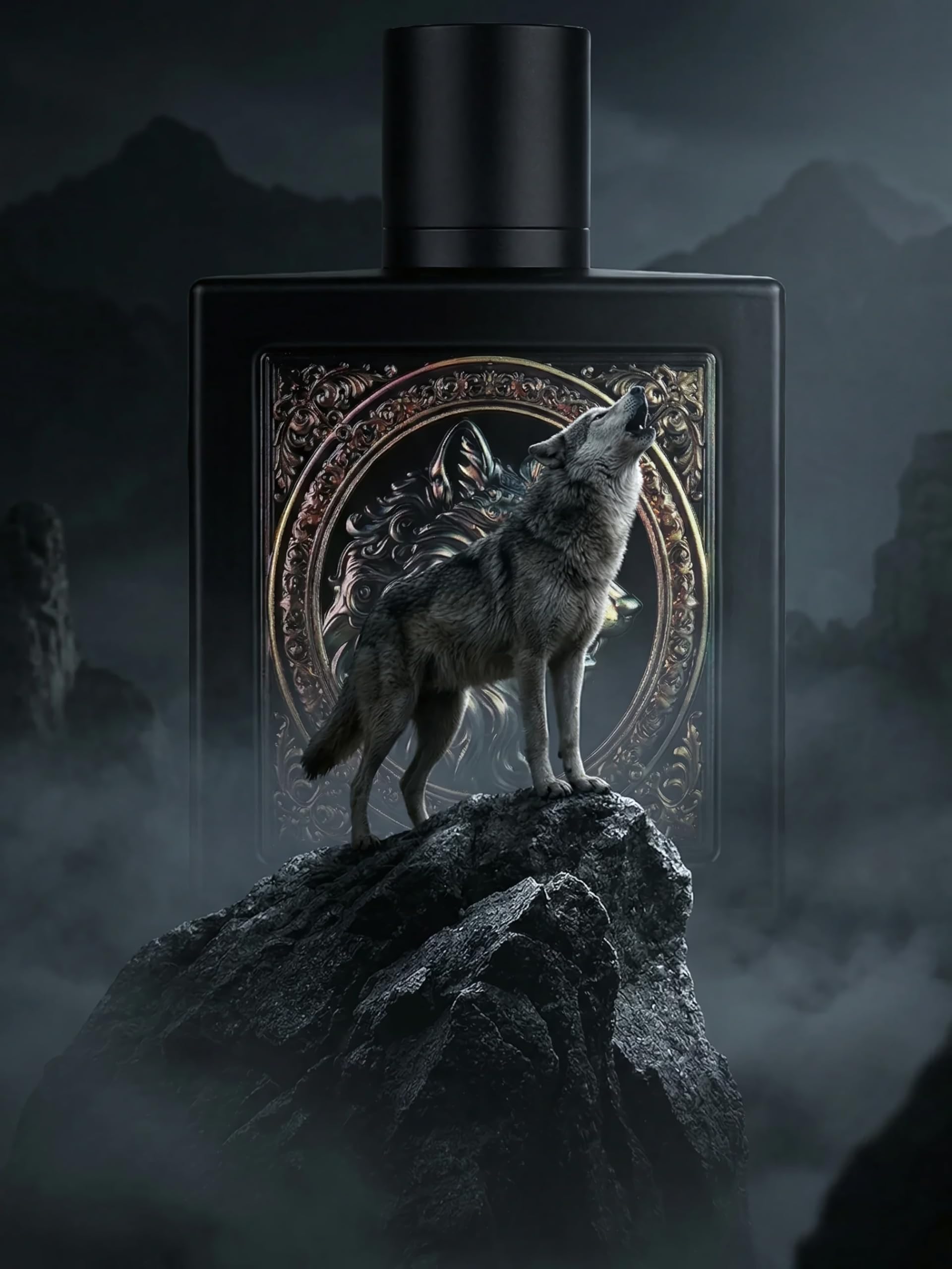 Rayhaan Wolf Spicy Gourmand Amber Woody Long Lasting / For Men EDP 100 ml (3.4