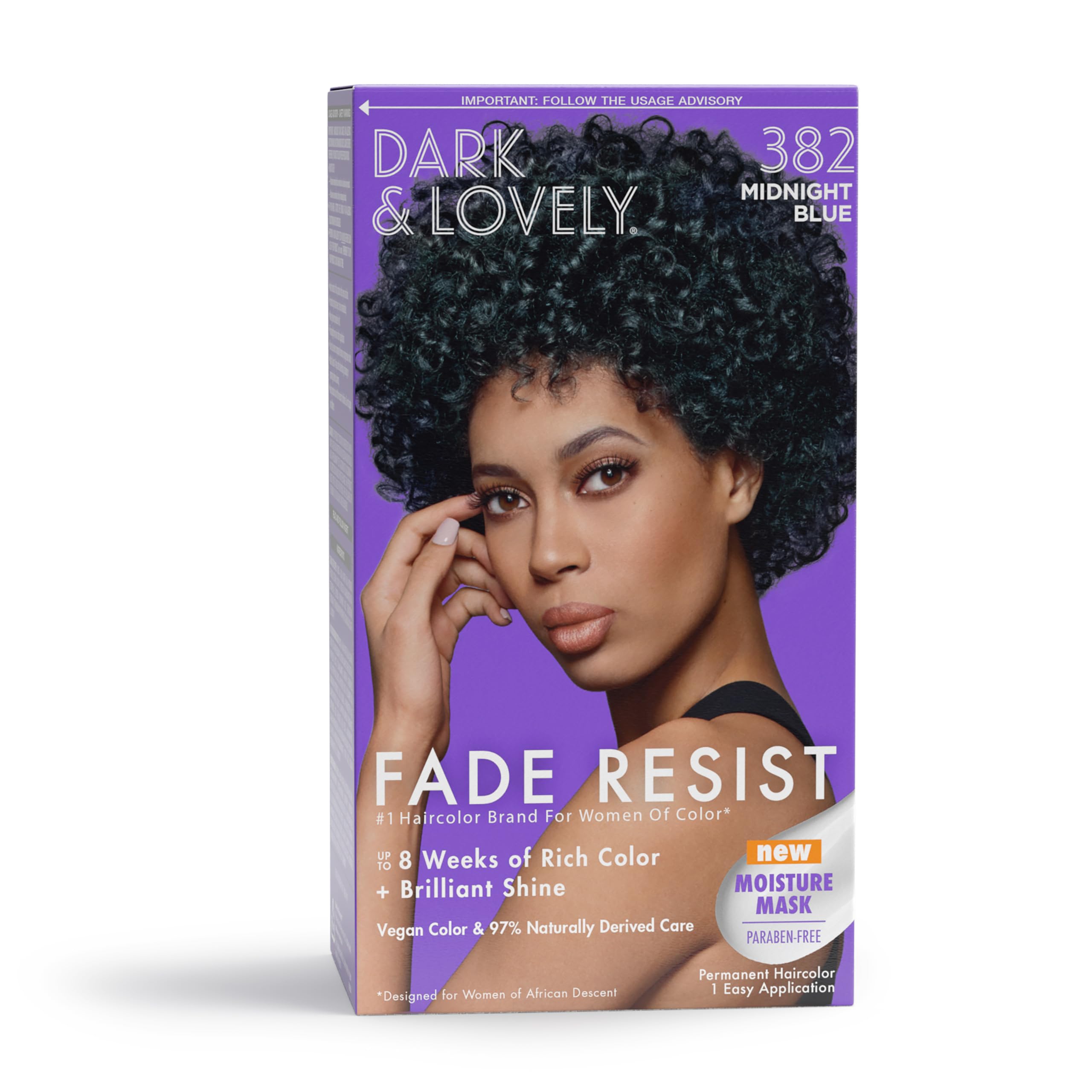 Softsheen Carson Dark and Lovely Fade Resist Rich Conditioning Color Midnight