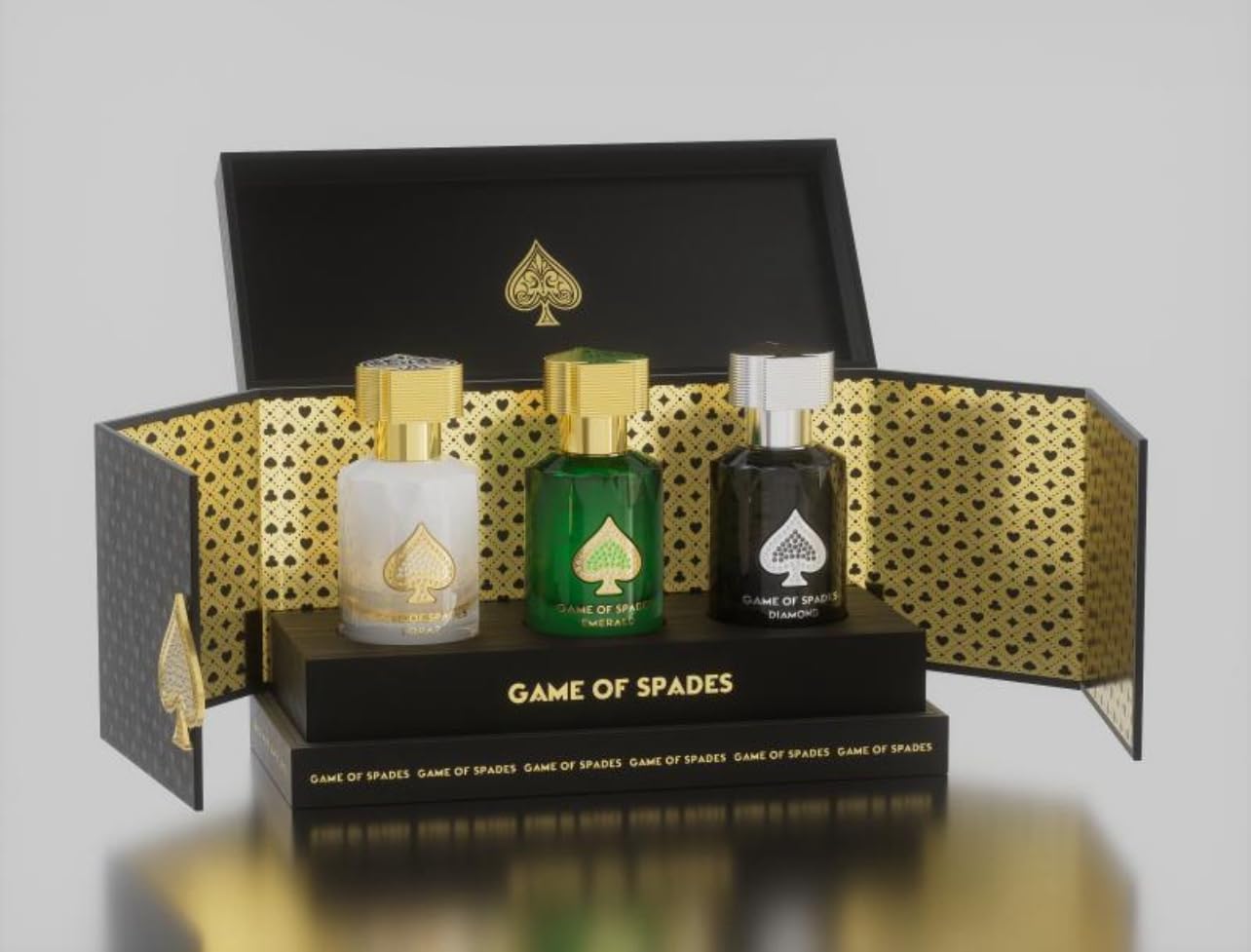 Jo Milano Game of Spades Topaz 1.0 + 1.0 Emerald+ 1.0 Diamond Usa Set