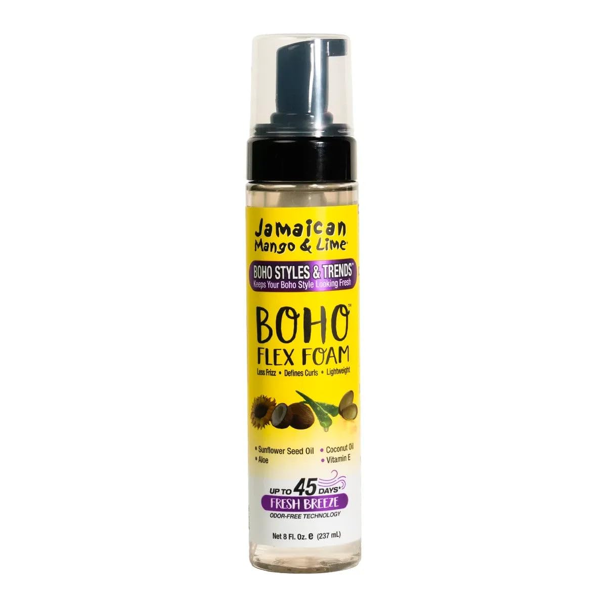 Jamaican Mango Lime Boho Styles Trends Flex Foam Flexible Hold Styling Foam for