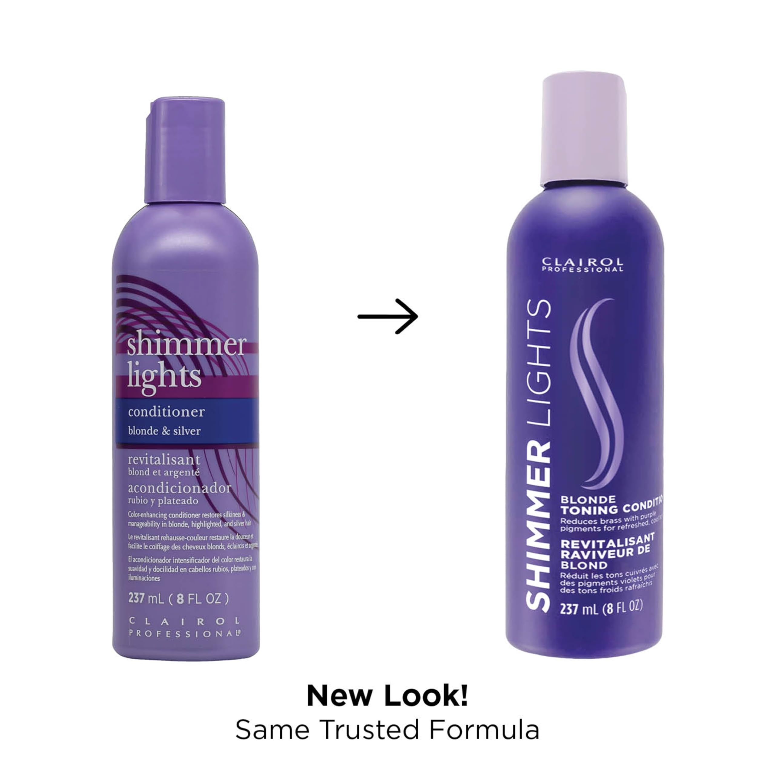 Clairol Professional Shimmer Lights Purple Conditioner 8 Fl. Oz Neutralizes