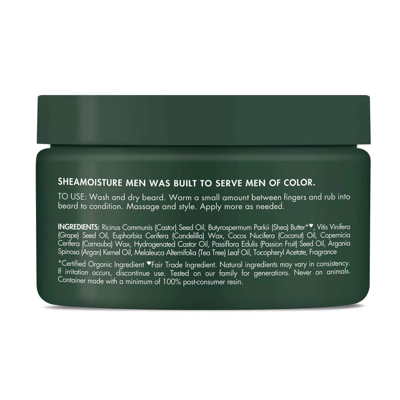 Shea Moisture Beard Balm All Natural Ingredients Made With Maracuja Infused