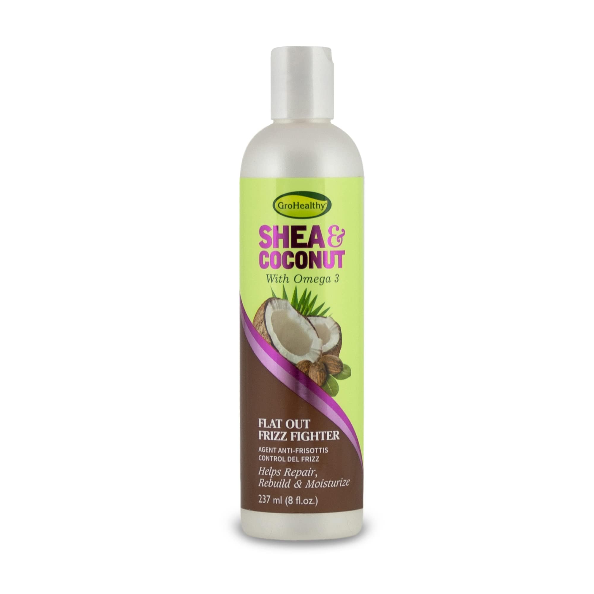 Grohealthy Gro Healthy Shea Coconut Flat Out Frizz Fighter 8 oz
