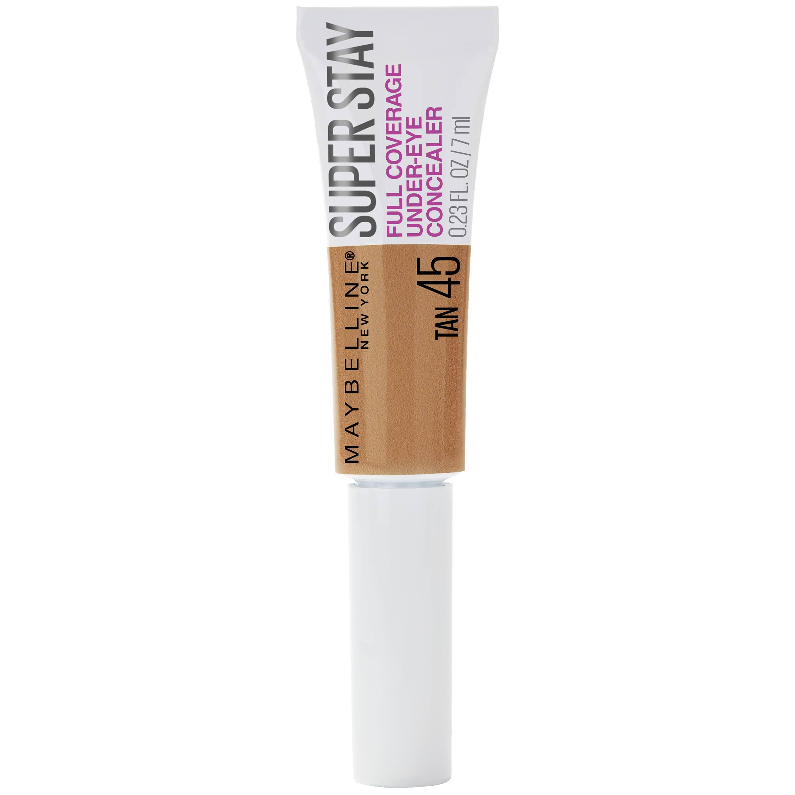 (12-pack) Maybelline New York Super Stay Super Stay Full Coverage, Brightening, Long Lasting, Under-eye Concealer Liquid Makeup Forup to 24H Wear, With Paddle Applicator, Tan, 0.23 fl. oz.