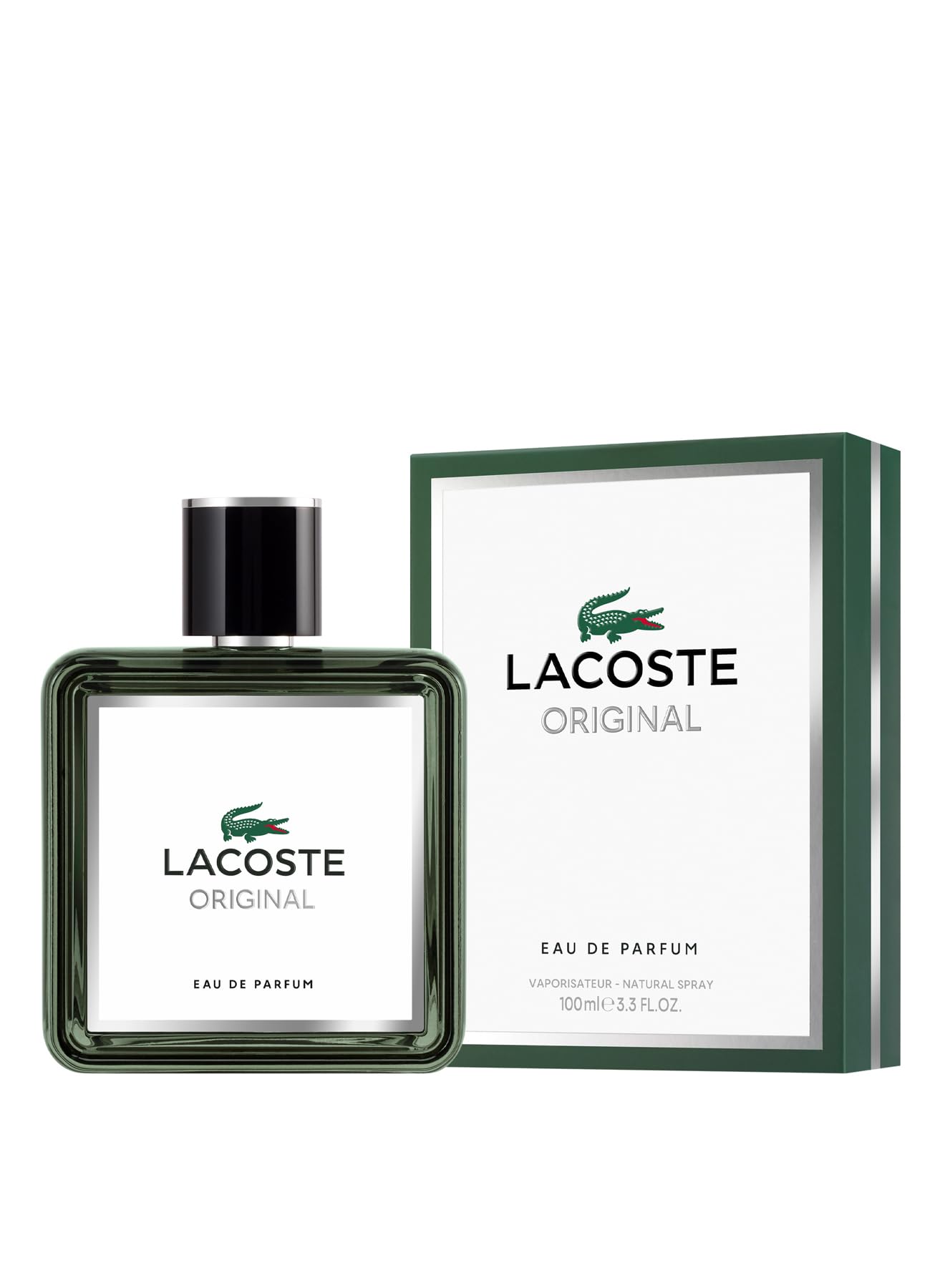 Lacoste Original Fougere Woody Ambery With Notes of Pink Pepper Lavender and