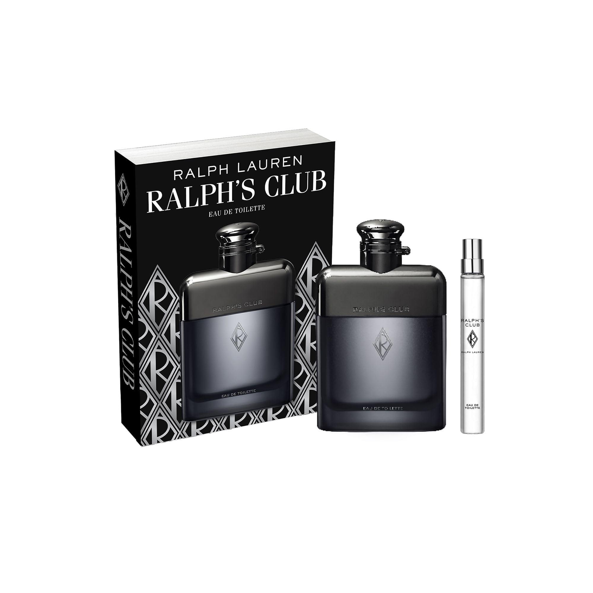 [Set] Ralph Lauren Fragrances Ralph's Club Cologne Woody Fresh 2 Piece Full Size 3.4