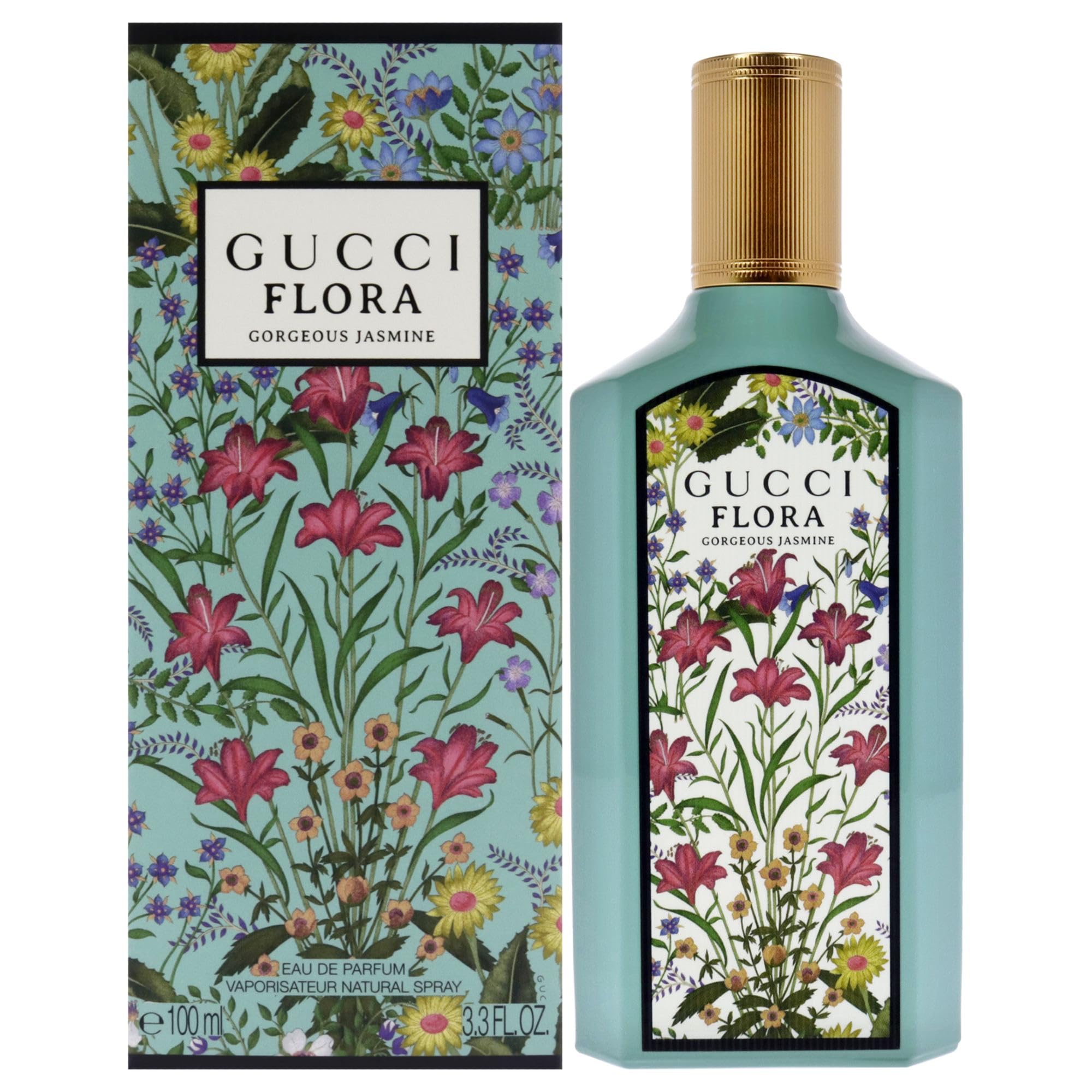 GUCCI FLORA GORGEOUS JASMINE(W)EDP SP 3.3oz(LI FREE)