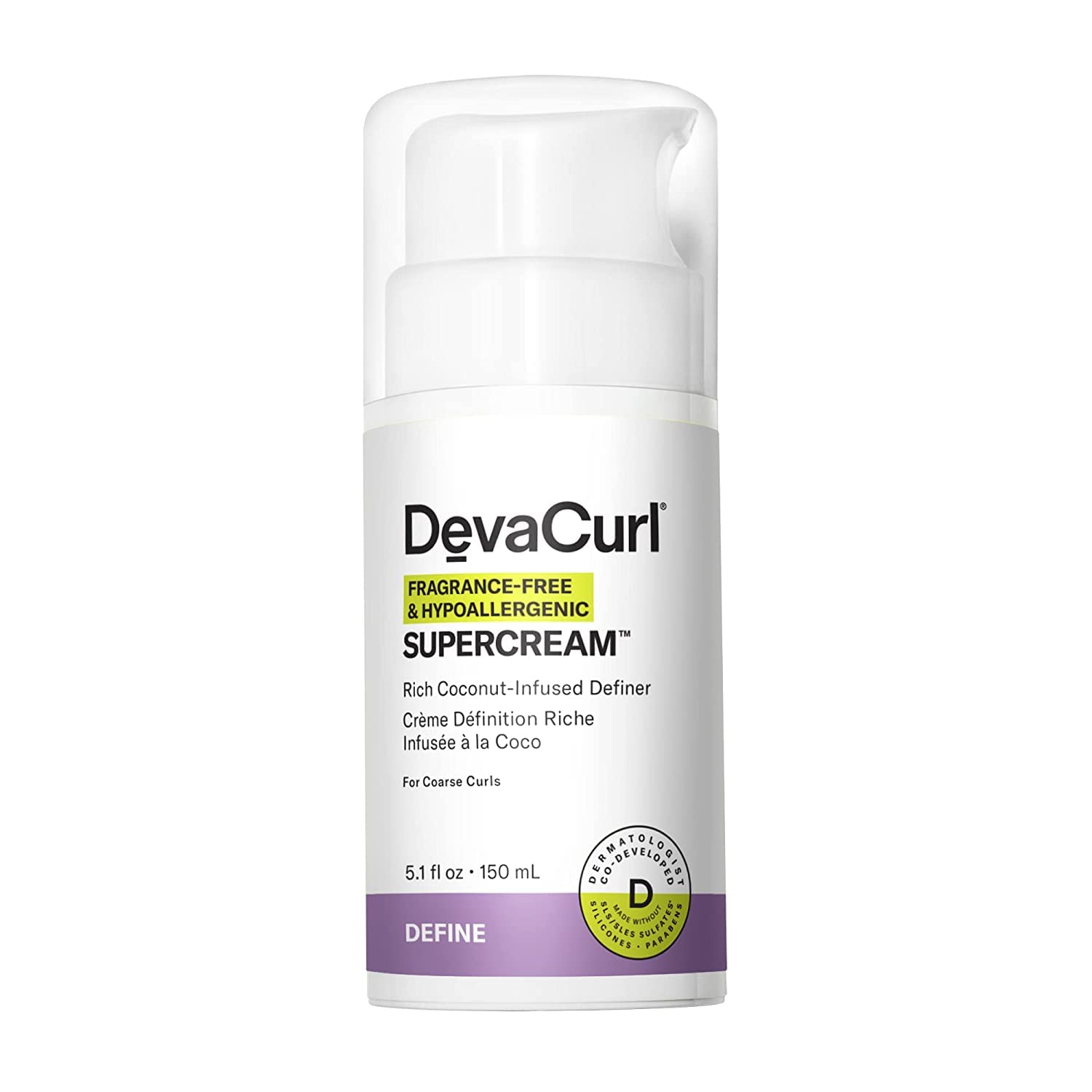 Devacurl Supercream Rich Coconut Infused Definer Free Hypoallergenic