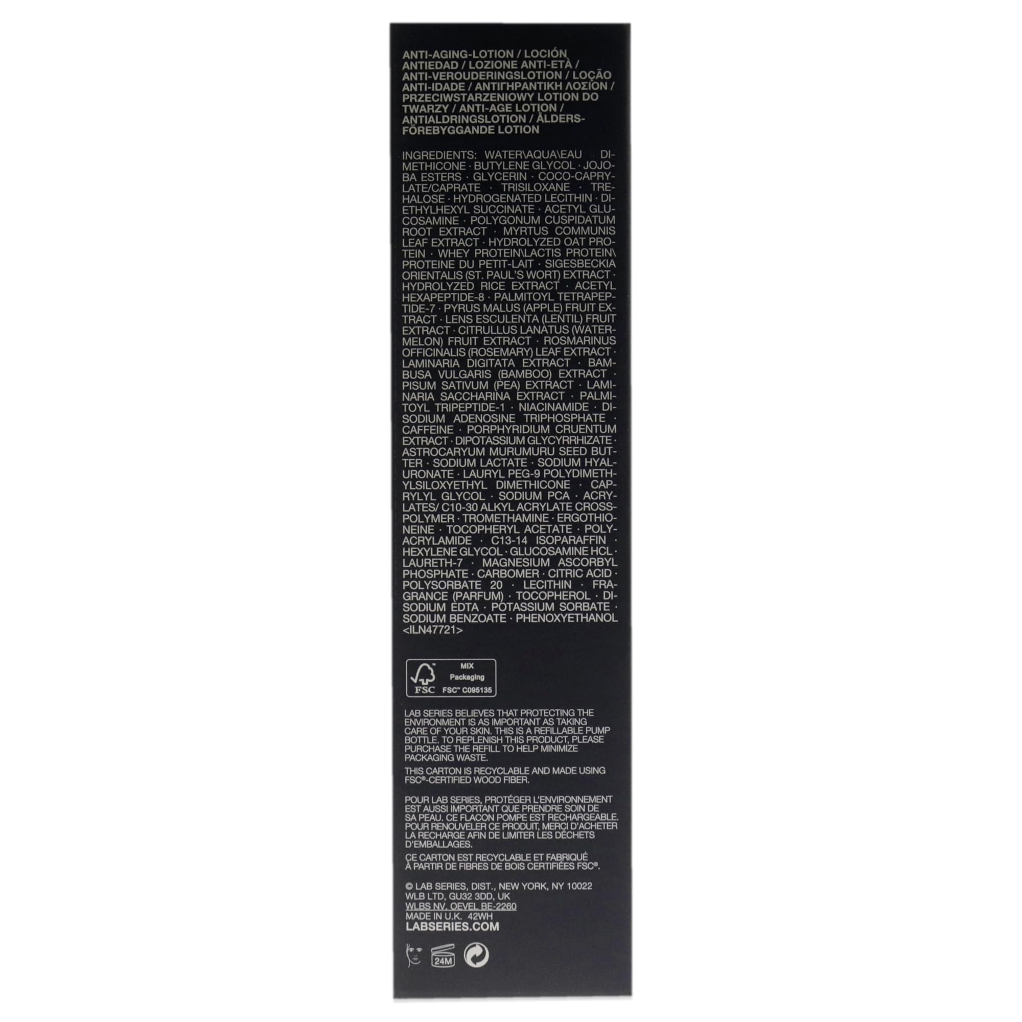 Lab Series Anti Age Max Ls Lotion Lotion For Men 1.5 oz