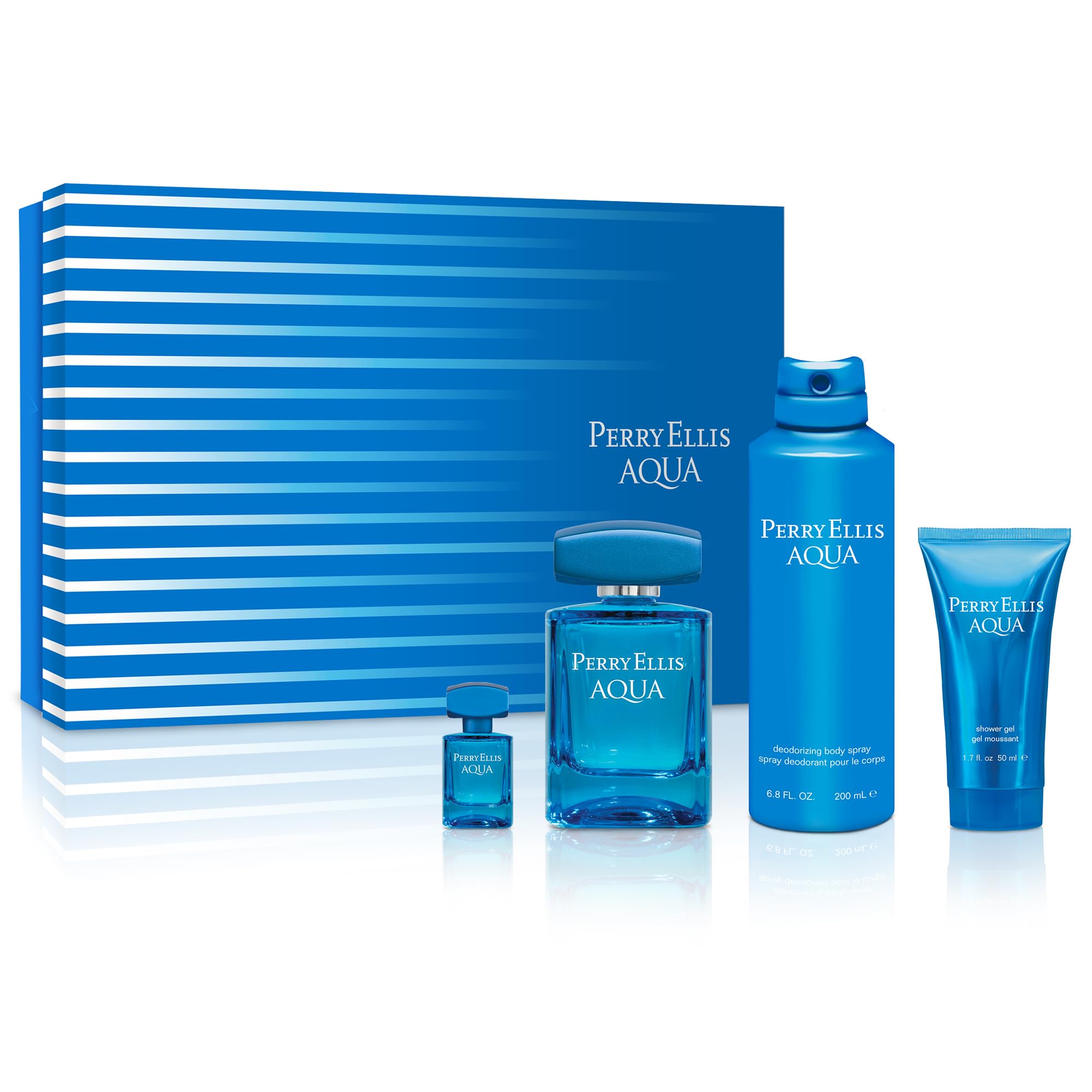Perry Ellis Aqua 4pc Set