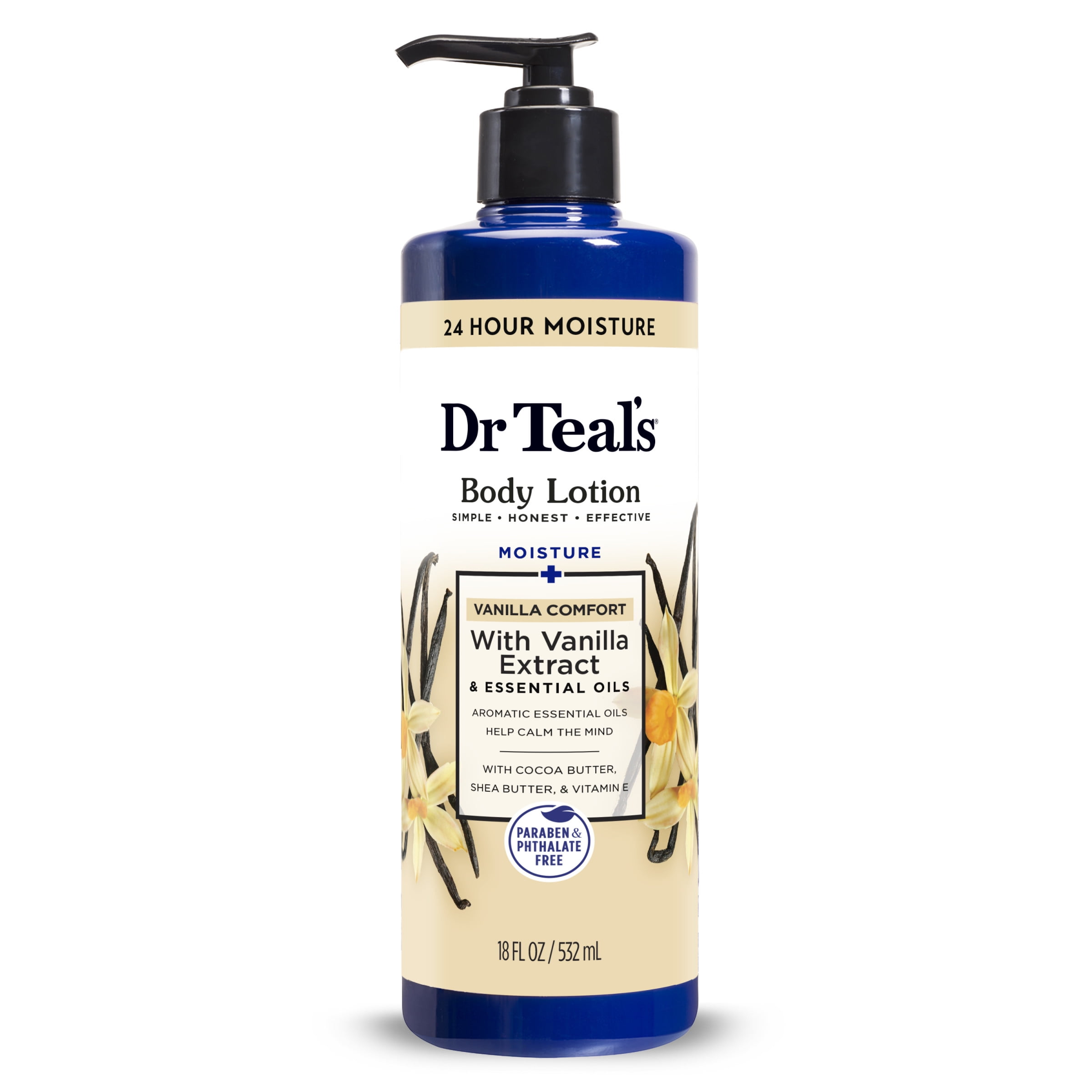 Dr Teals Vanilla Comfort Body Lotion Hydrating Lotion With Vanilla Extract 24