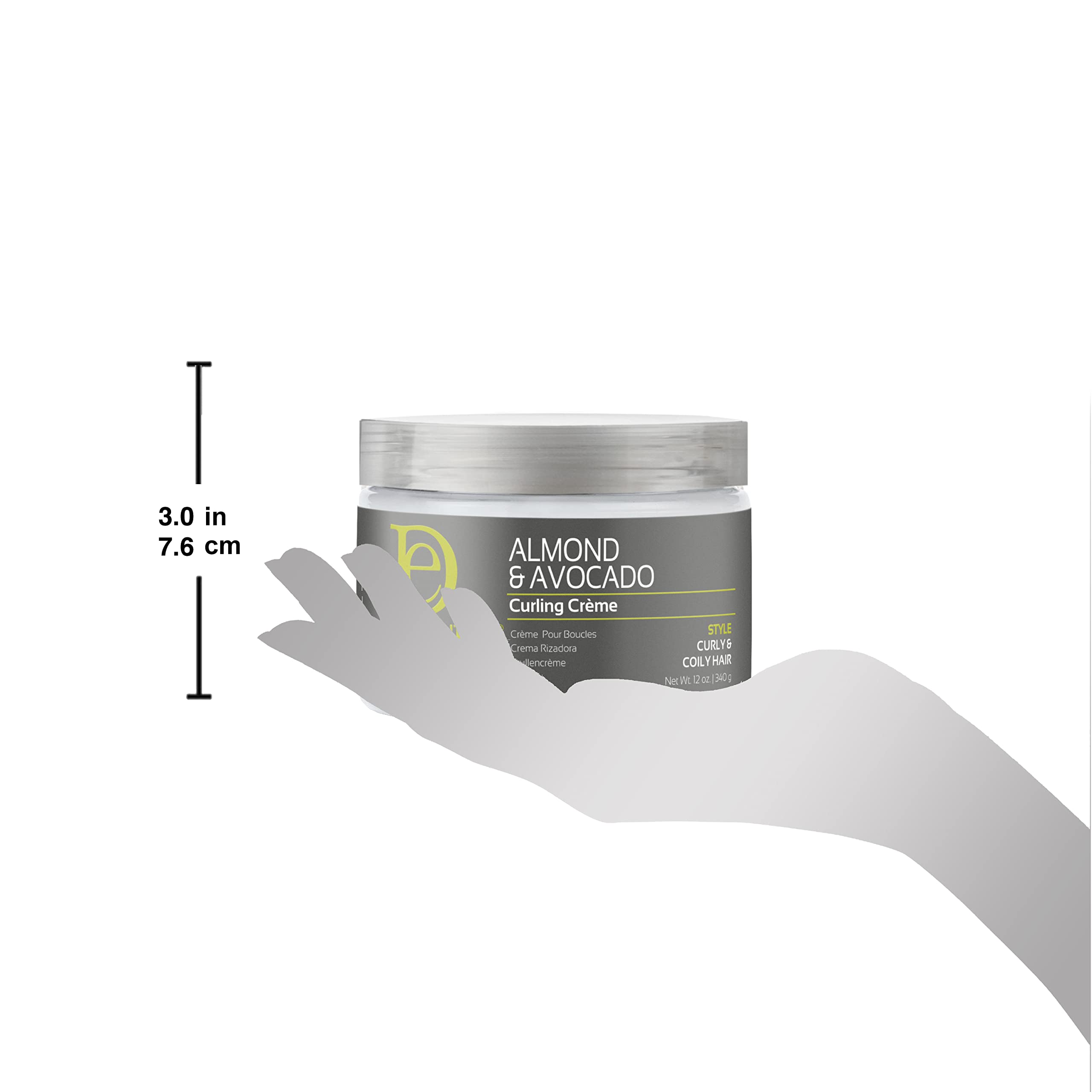 Design Essentials Almond Avocado Curling Crème Curl Defining Cream for Curly