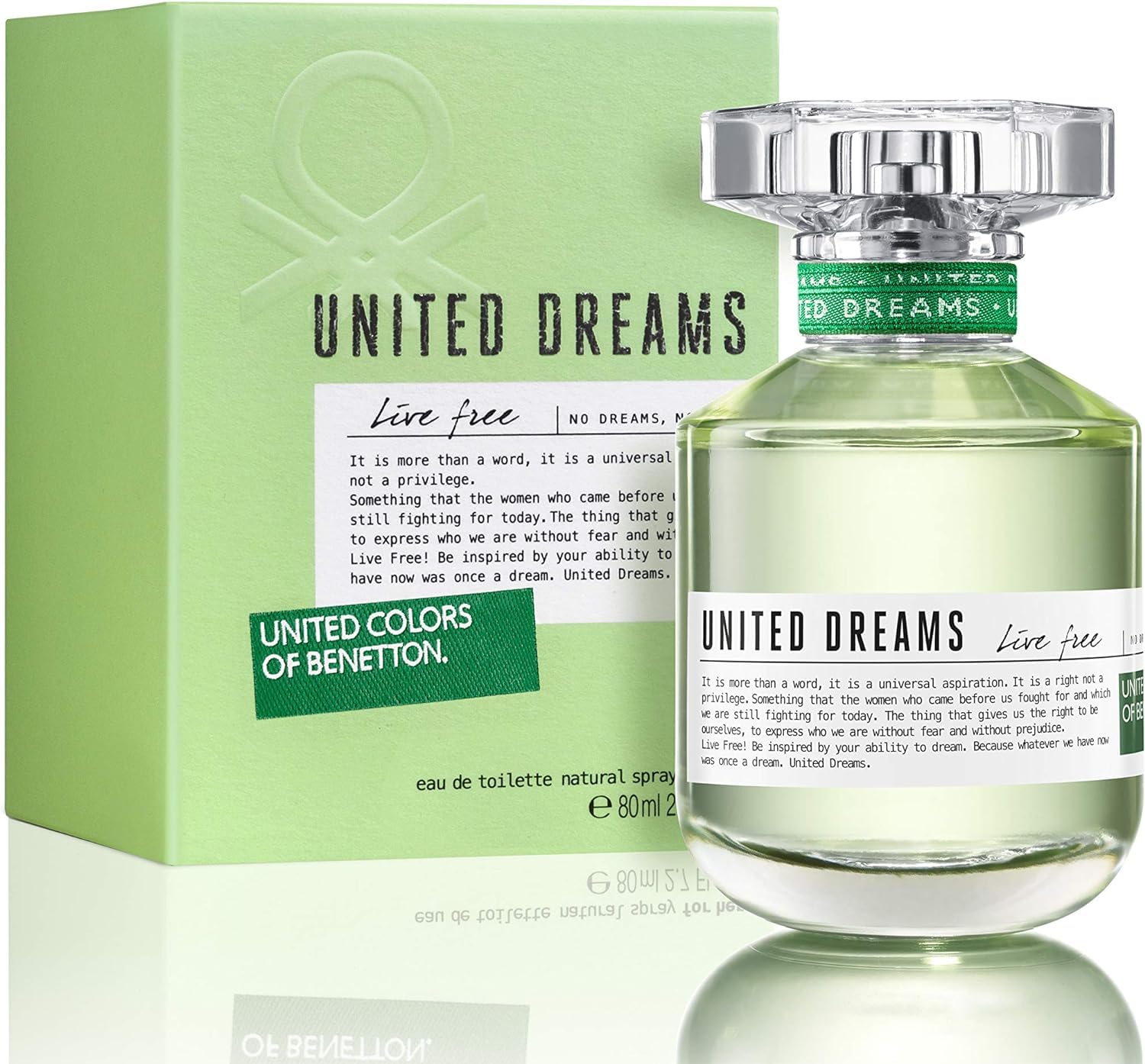 Benetton United Dreams Live Free Oz EDT 2.7 oz